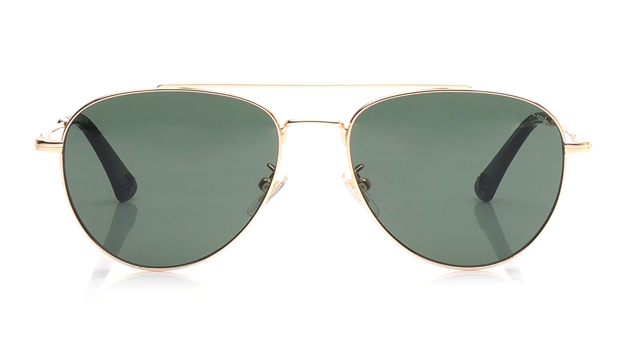 Image 1 of Green Aviator Sunglasses for Men from Police Available at Titan Eye+