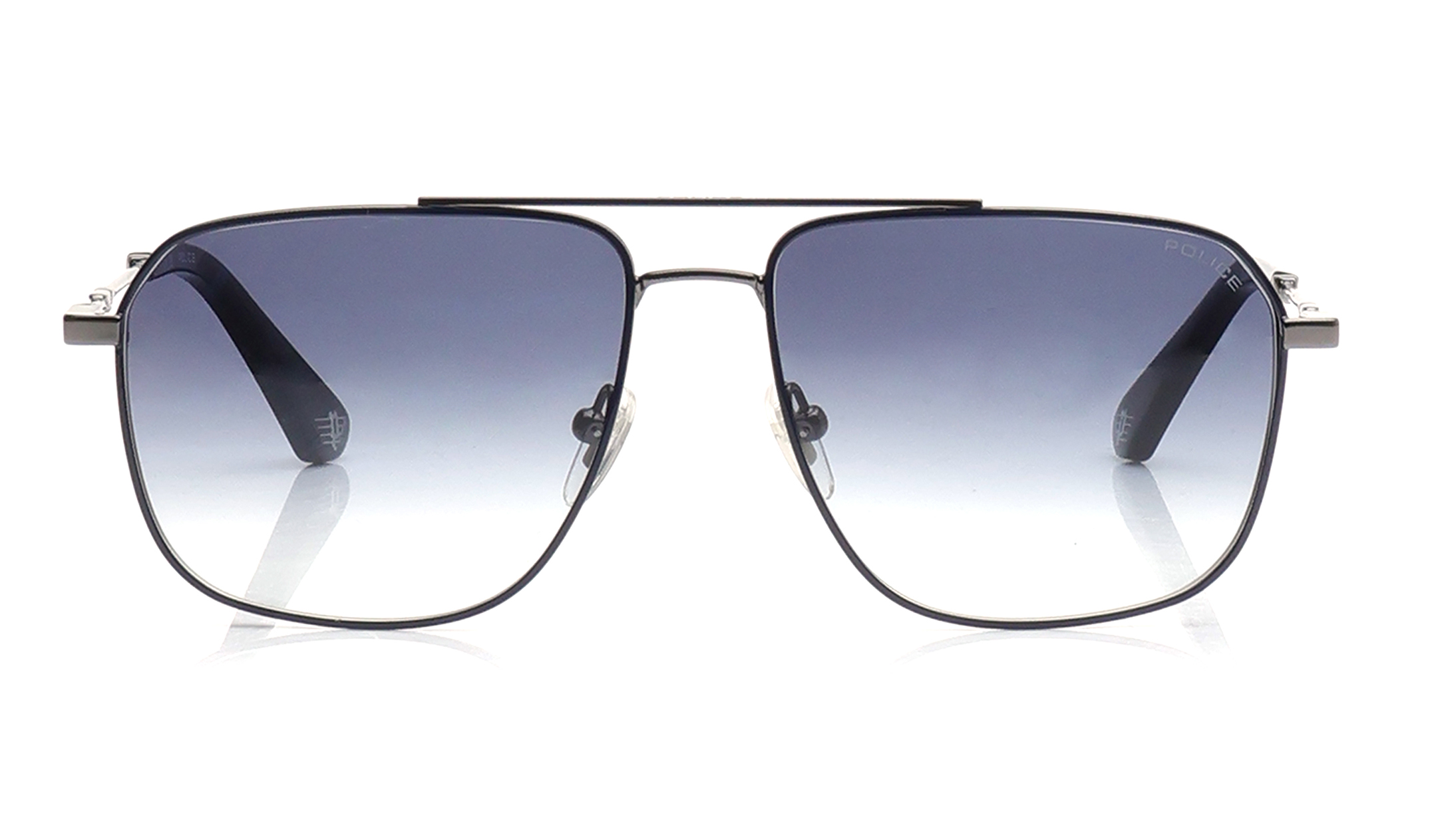 Image 1 of Blue Square Sunglasses for Men from Police Available at Titan Eye+