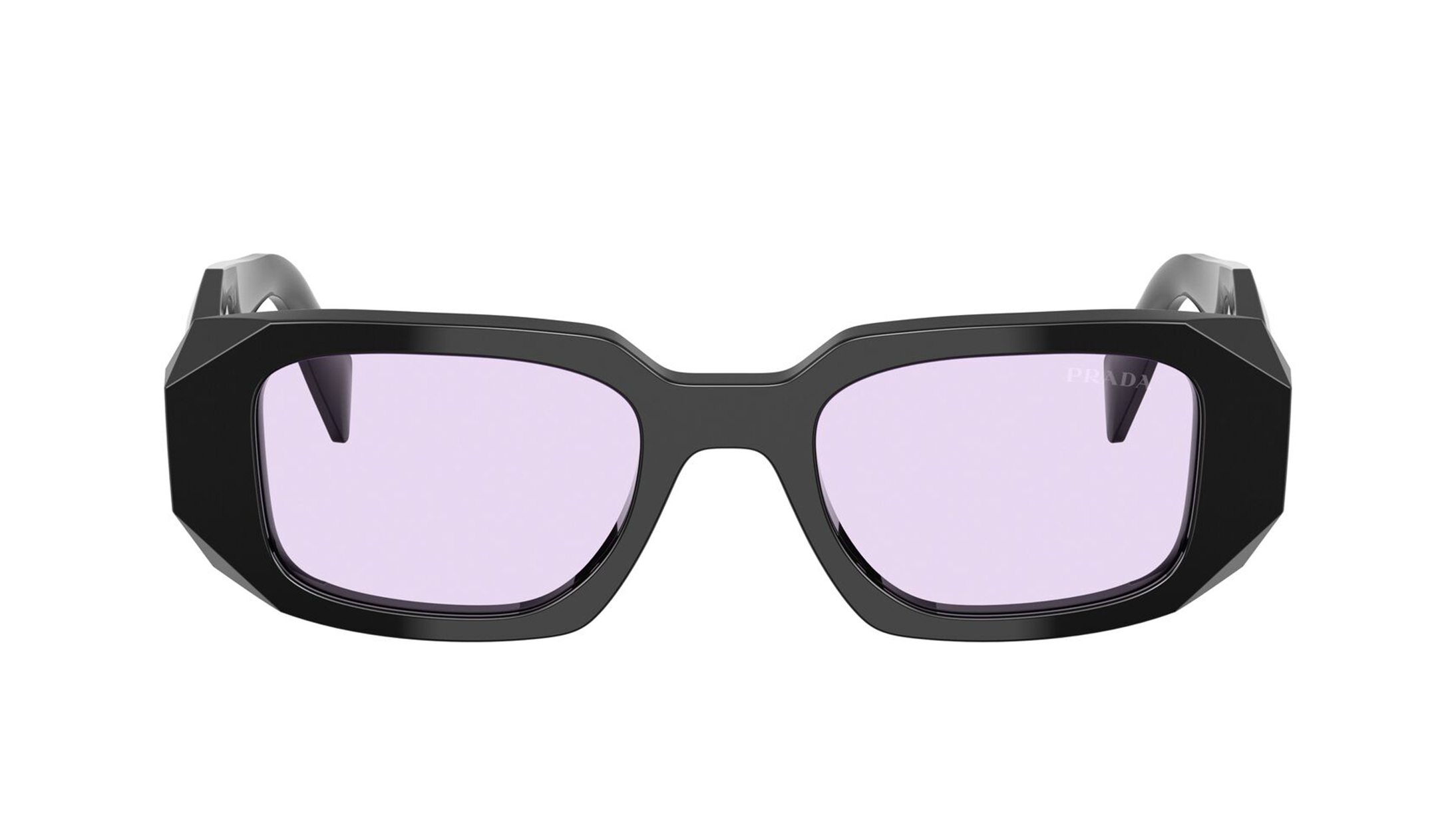 Image 1 of Violet Rectangle Sunglasses for Women from Prada Available at Titan Eye+