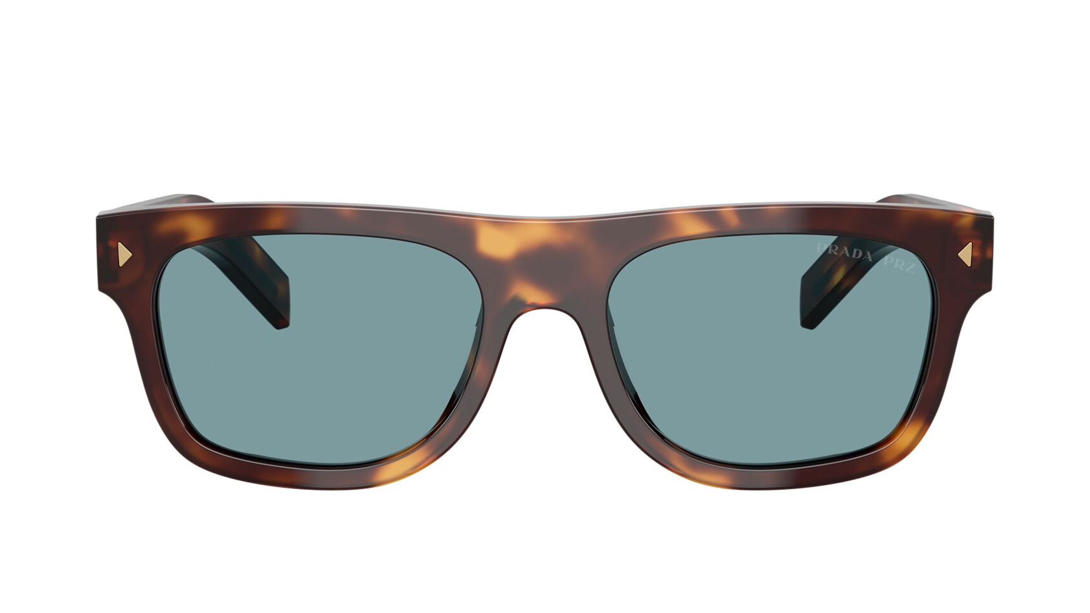 Image 1 of Green Pillow Sunglasses for Men from Prada Available at Titan Eye+