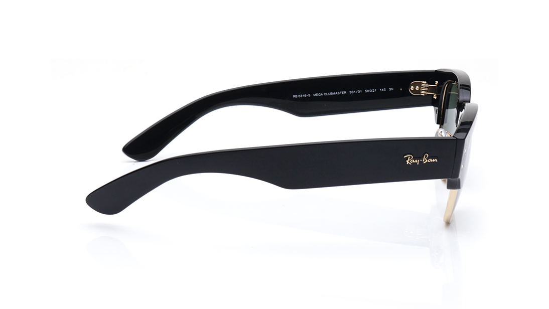 Image 3 of Green Clubmaster Sunglasses for Men and Women  from Rayban Available at Titan Eye+