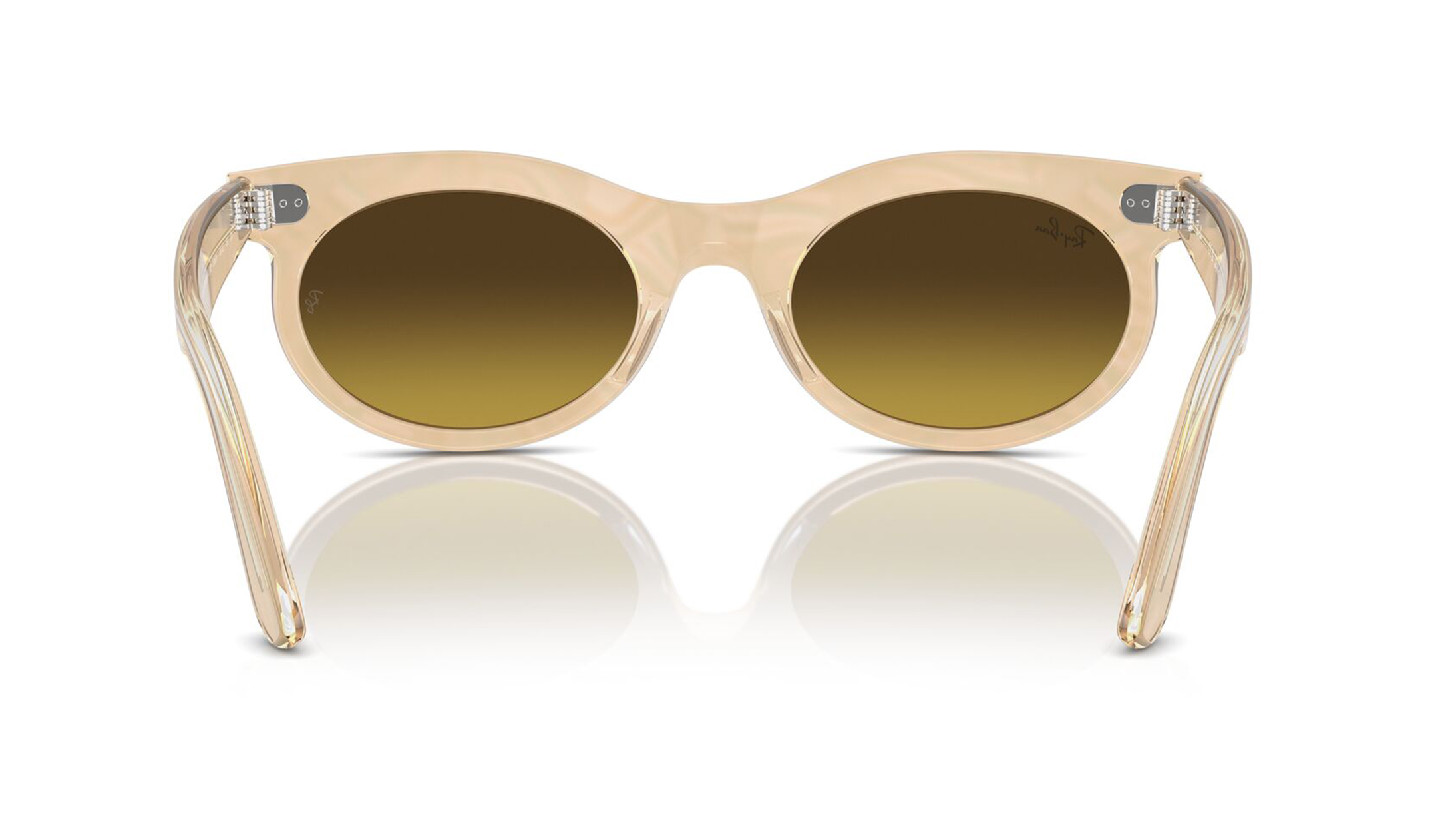 Image 5 of Brown Oval Sunglasses for Men and Women from Rayban Available at Titan Eye+