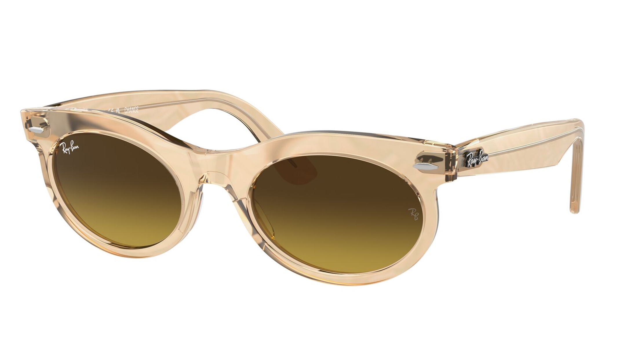 Image 8 of Brown Oval Sunglasses for Men and Women from Rayban Available at Titan Eye+