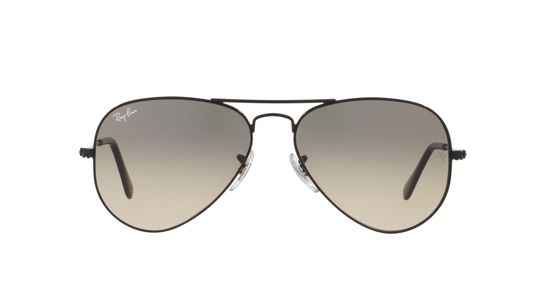 Image 1 of Grey Aviator Sunglasses for Men and Women from Rayban Available at Titan Eye+