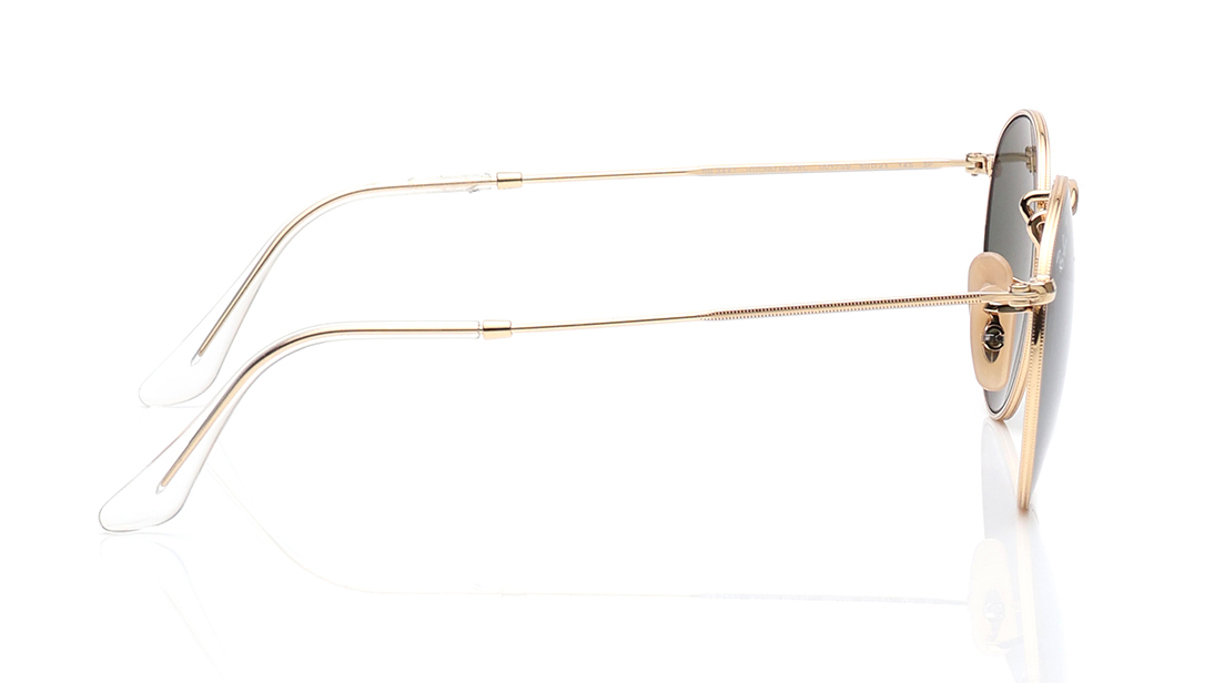 Image 3 of Gold Round Sunglasses for Men from Rayban Available at Titan Eye+