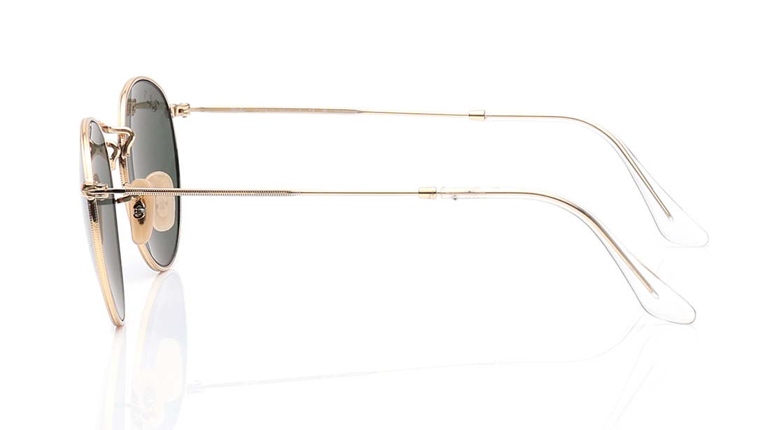 Image 7 of Gold Round Sunglasses for Men from Rayban Available at Titan Eye+