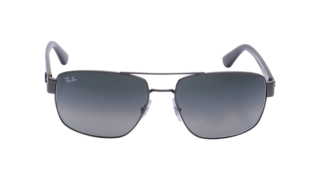Image 1 of Grey Irregular Sunglasses for Men from Rayban Available at Titan Eye+
