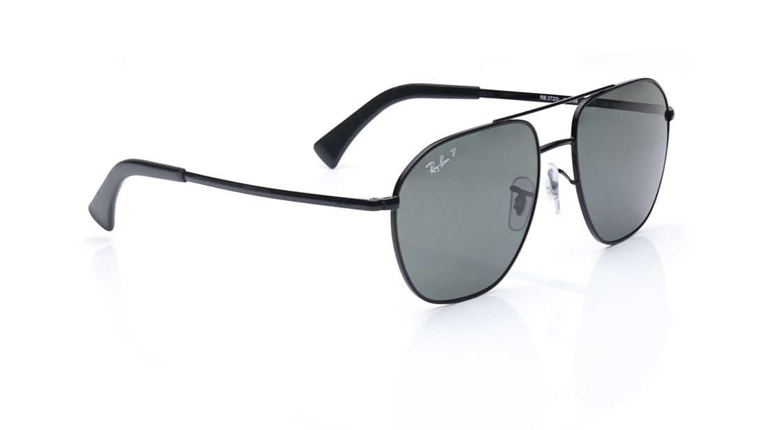 Black Irregular Polarized Sunglasses for Men and Women