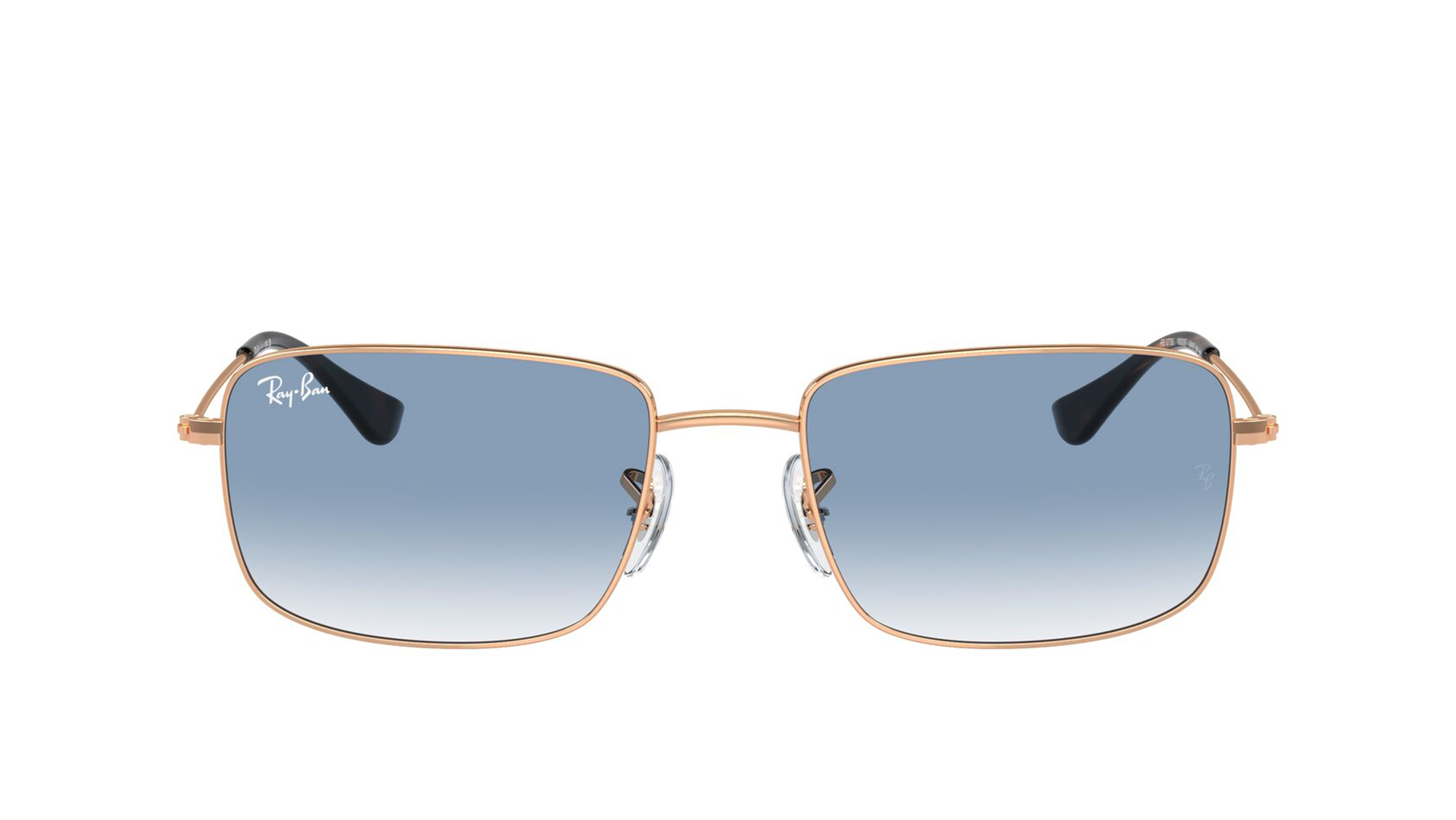 Image 1 of Blue Rectangle Sunglasses for Men and Women from Rayban Available at Titan Eye+