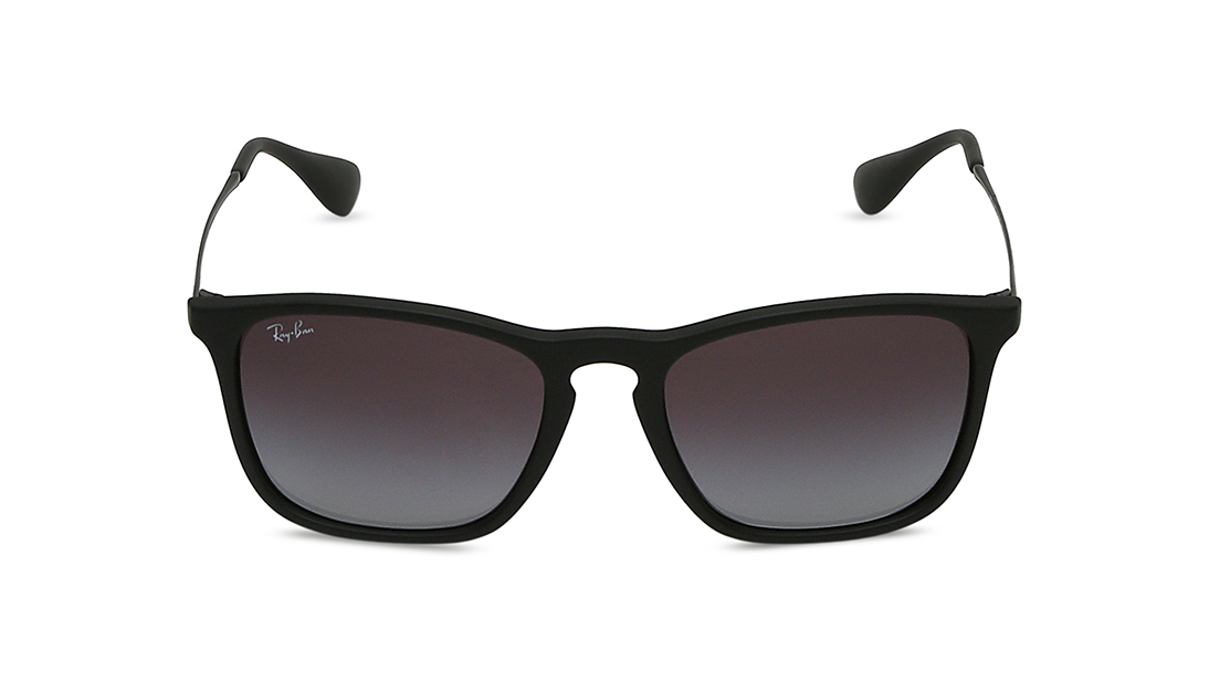 Image 1 of Grey Square Sunglasses for Men from Rayban Available at Titan Eye+