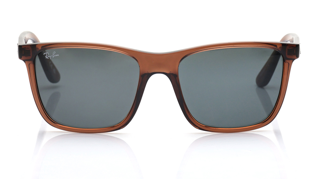 Image 1 of Brown Square Sunglasses for Men from Rayban Available at Titan Eye+