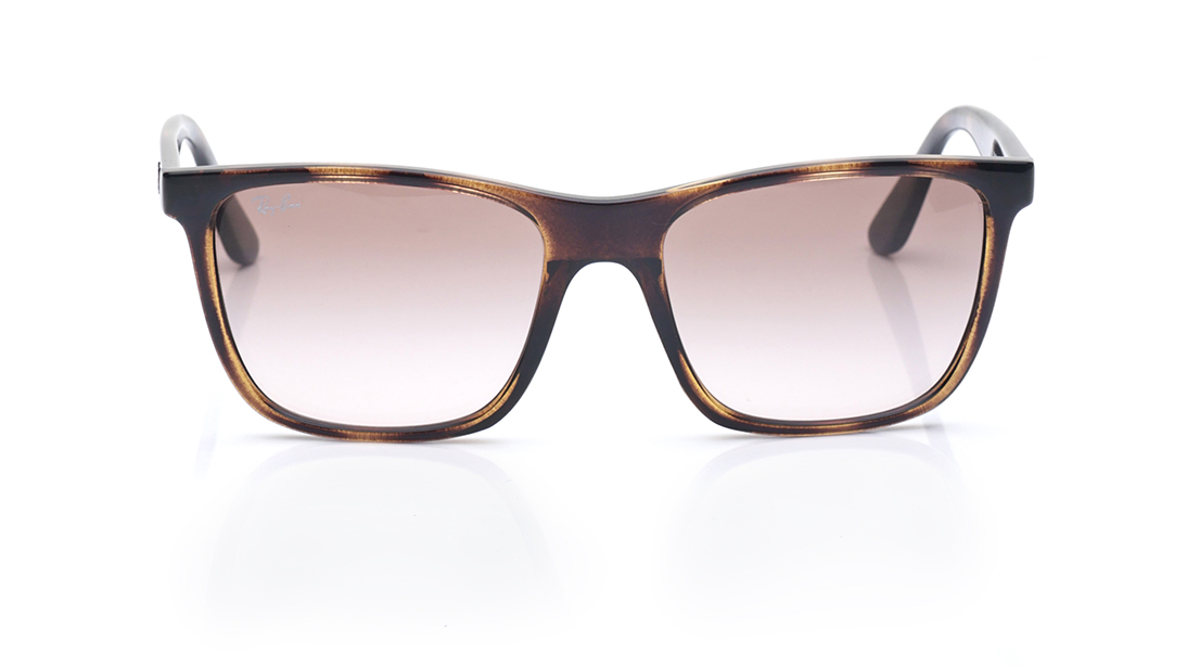 Image 1 of Brown Square Sunglasses for Men from Rayban from Rayban Available at Titan Eye+