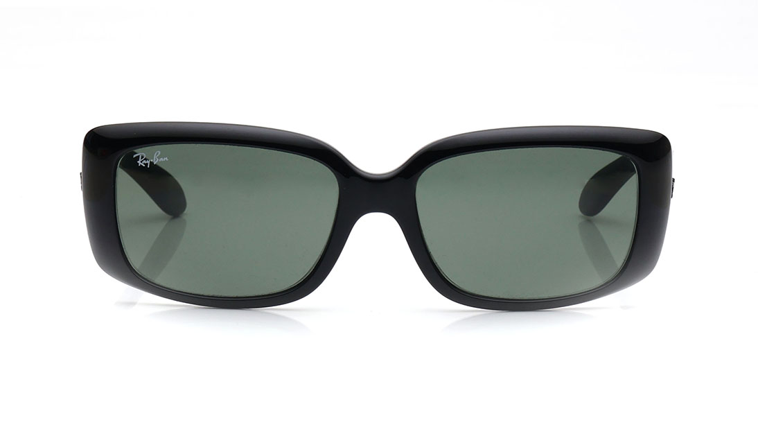 Image 1 of Grey Square Sunglasses for Men and Women from Rayban Available at Titan Eye+