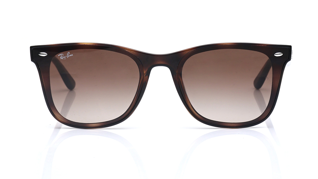 Image 1 of Brown Square Sunglasses for Men and Women from Rayban from Rayban Available at Titan Eye+