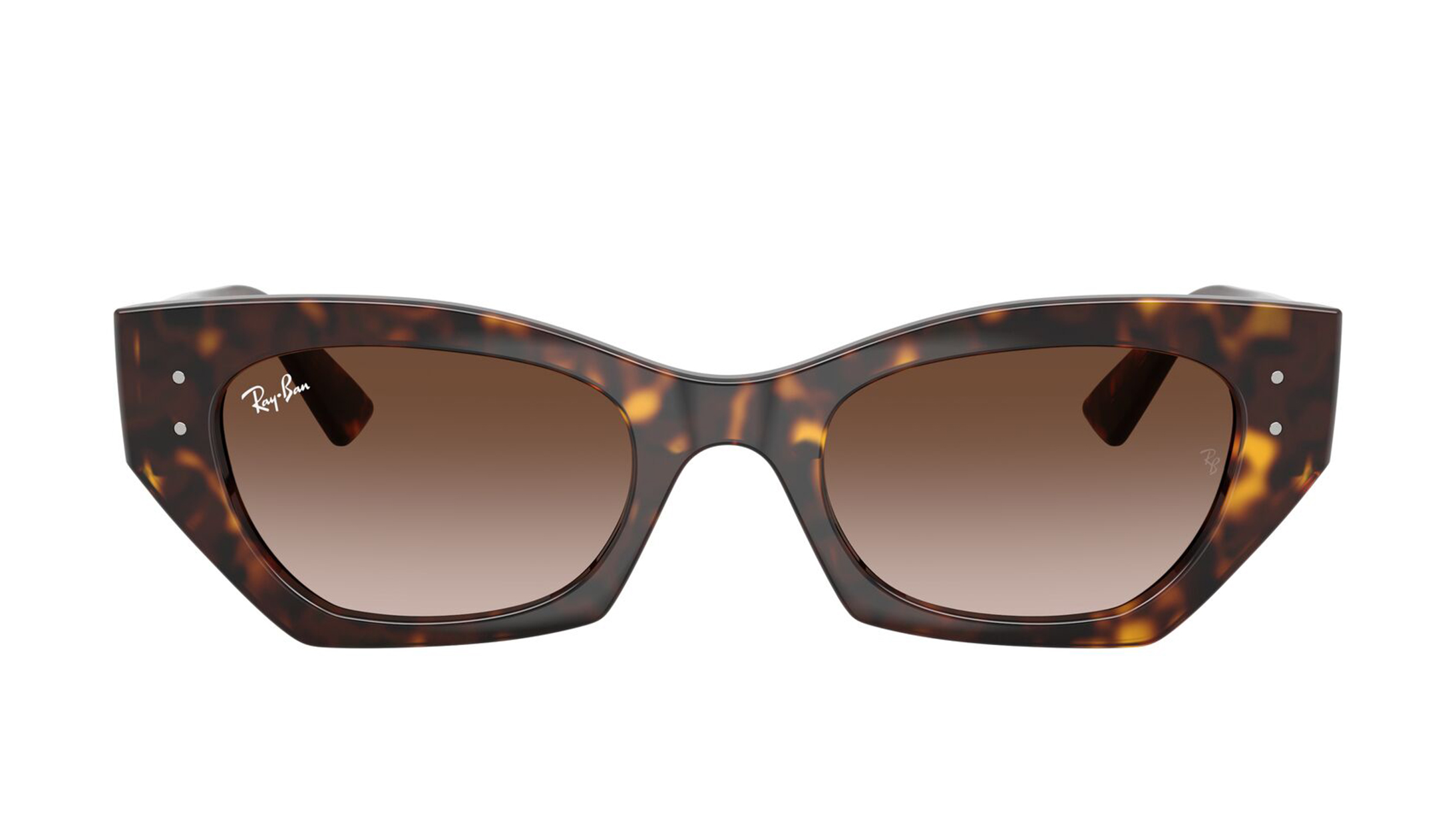 Image 1 of Brown Irregular Sunglasses for Men and Women from Rayban Available at Titan Eye+