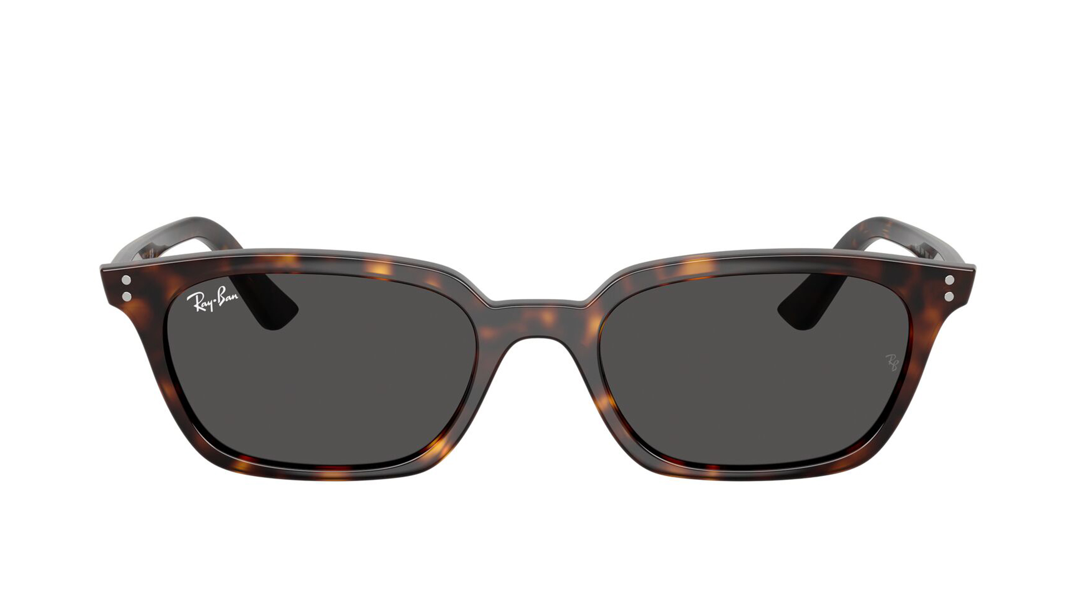 Image 1 of Grey Pillow Sunglasses for Men and Women from Rayban Available at Titan Eye+