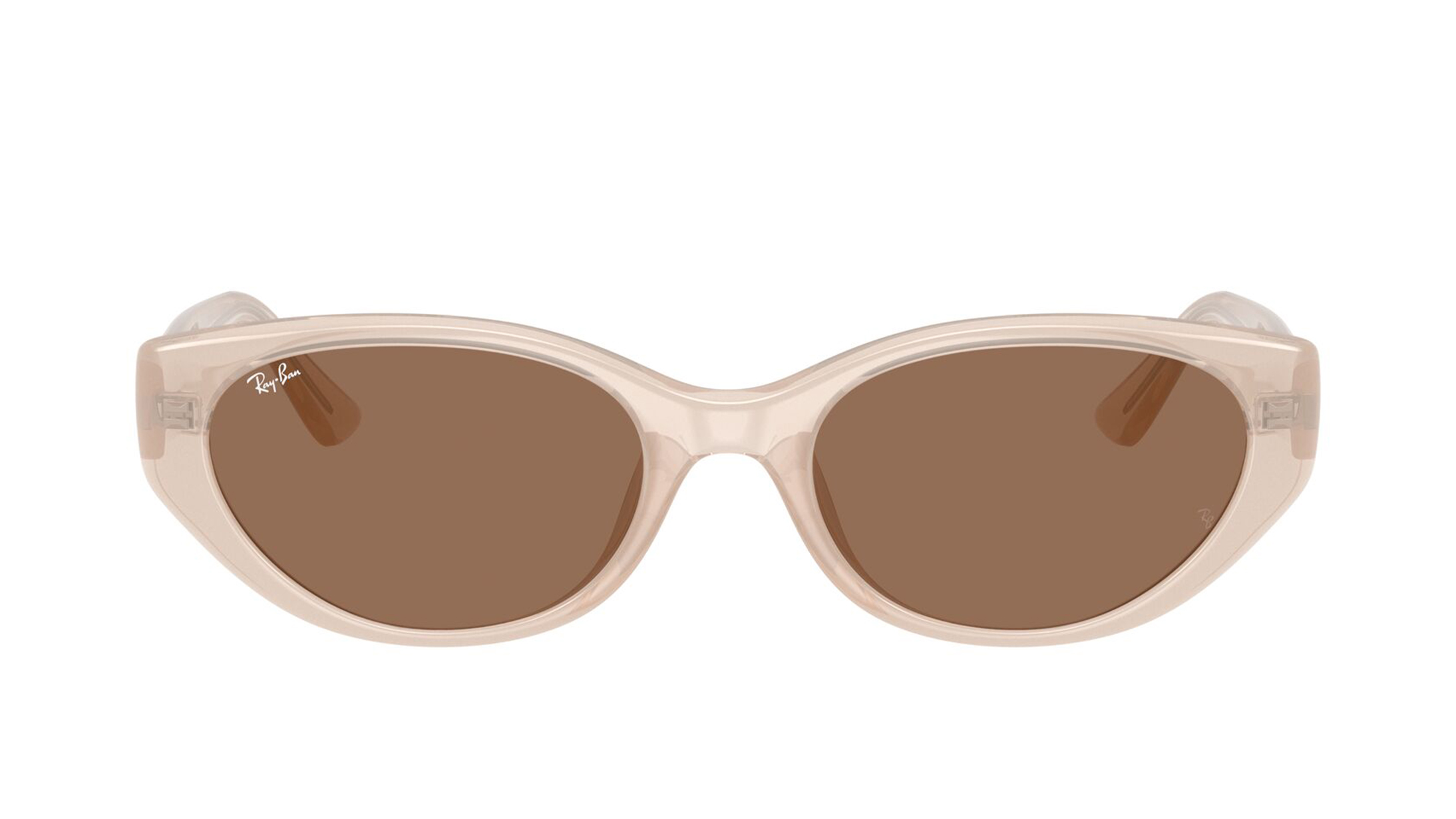 Image 1 of Brown Pillow Sunglasses for Men and Women from Rayban Available at Titan Eye+