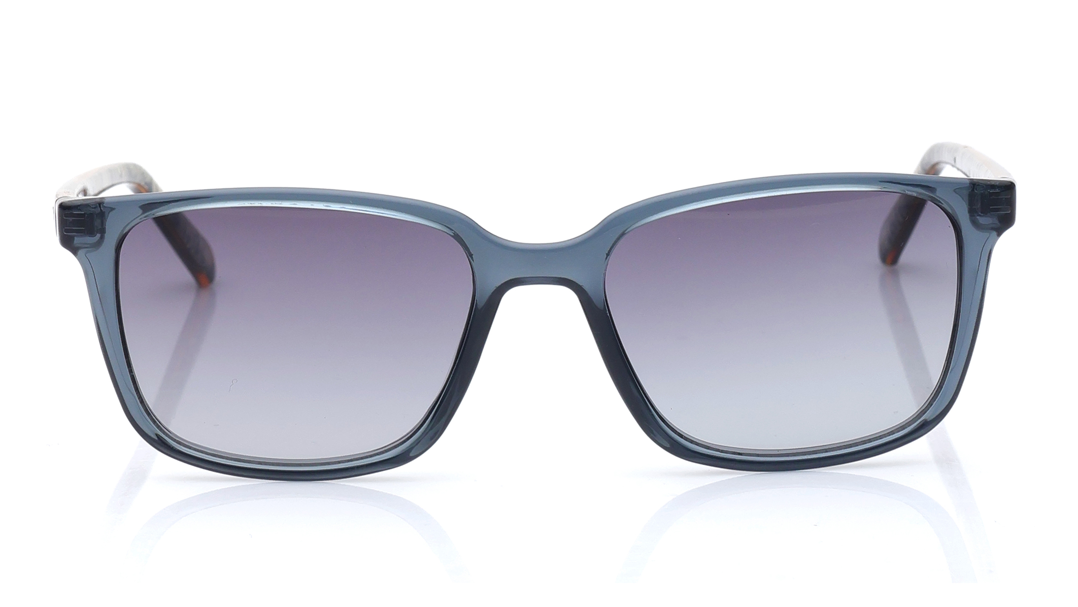 Image 1 of Grey Square Sunglasses for Men from Ted Baker Available at Titan Eye+