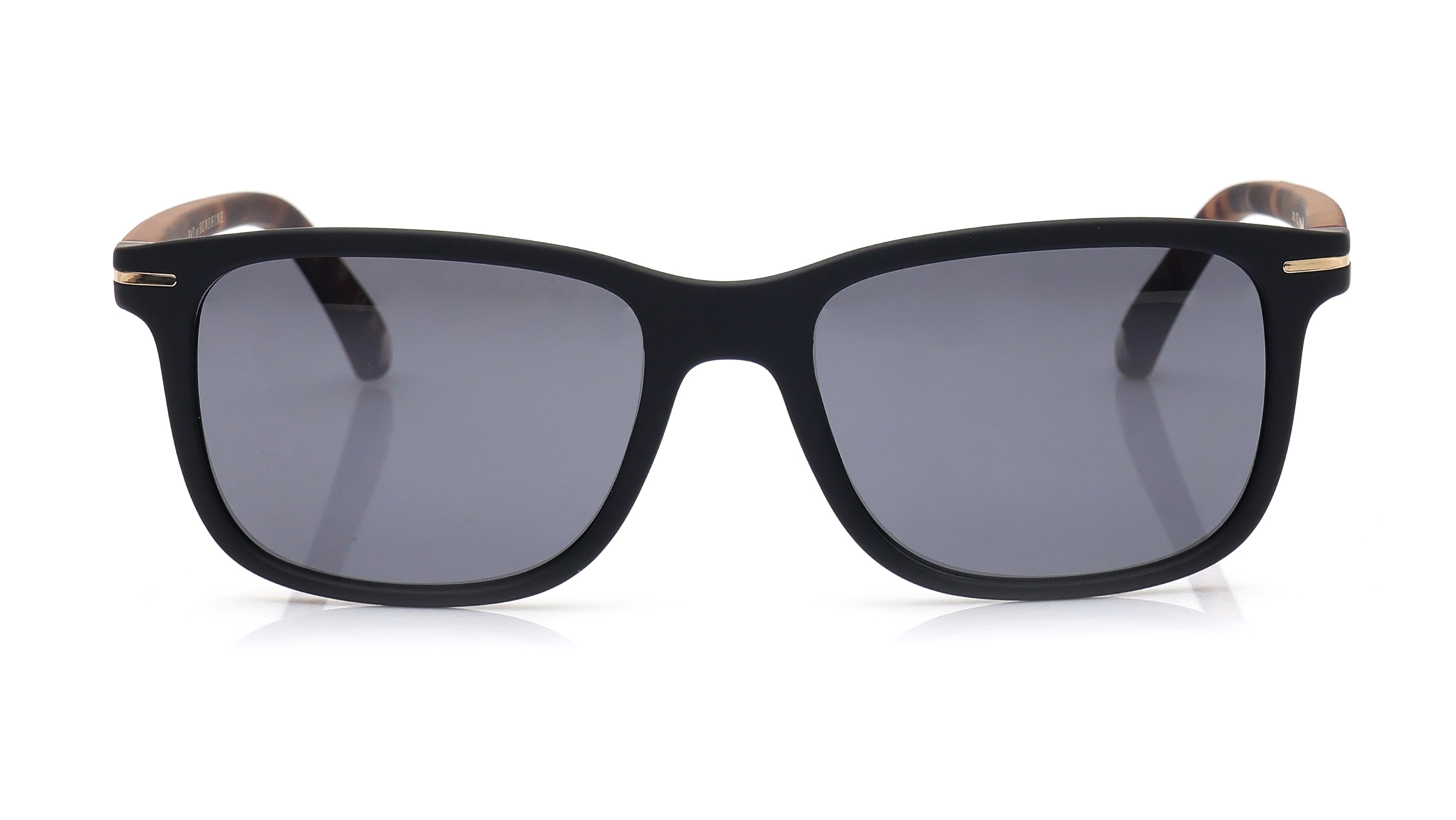 Image 1 of Grey Square Sunglasses for Men from Ted Baker Available at Titan Eye+