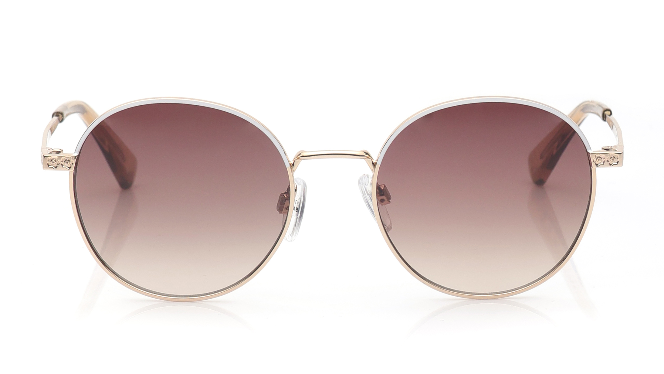Image 1 of Brown Phantos Sunglasses for Women from Ted Baker Available at Titan Eye+