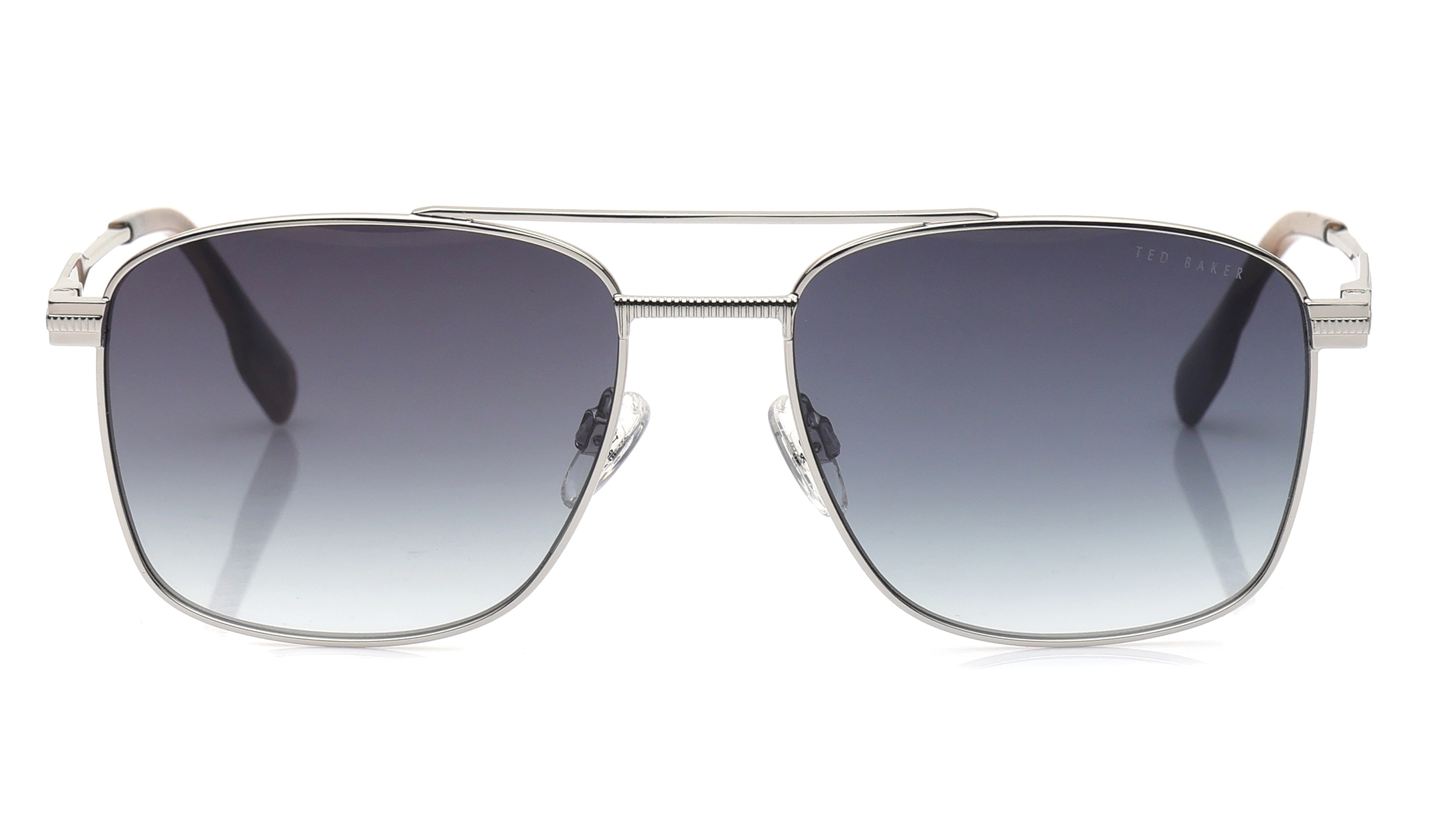 Image 1 of Green Aviator Sunglasses for Men from Ted Baker Available at Titan Eye+