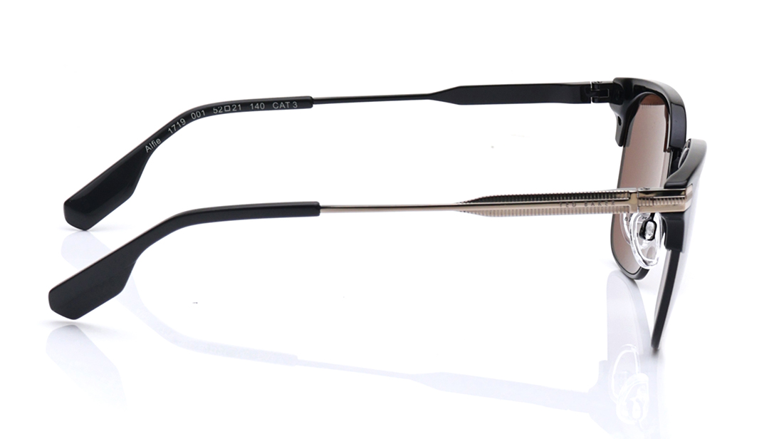 Image 5 of Brown Clubmaster Sunglasses for Men from Ted Baker Available at Titan Eye+