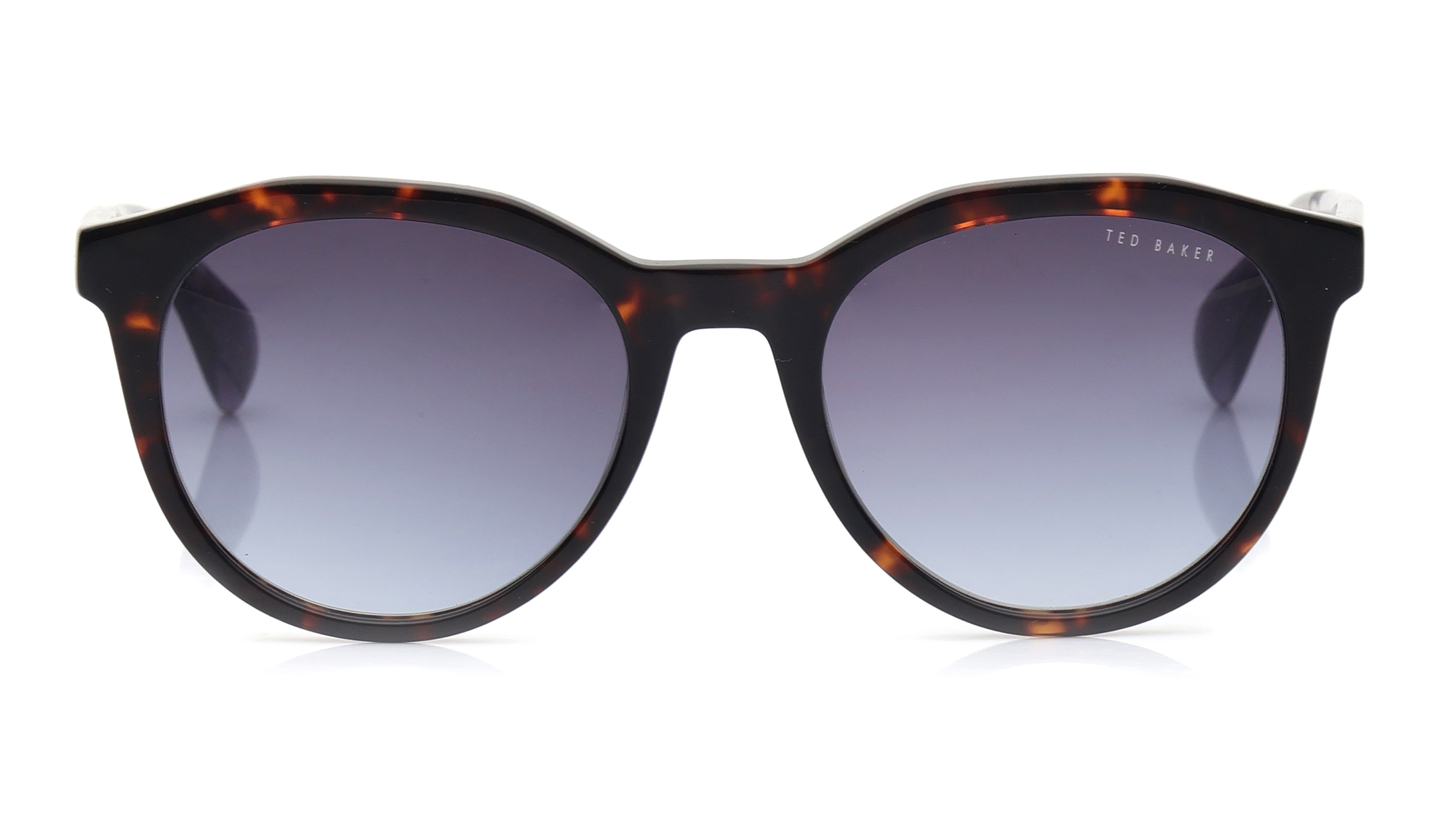 Image 1 of Blue Round Sunglasses for Men from Ted Baker Available at Titan Eye+