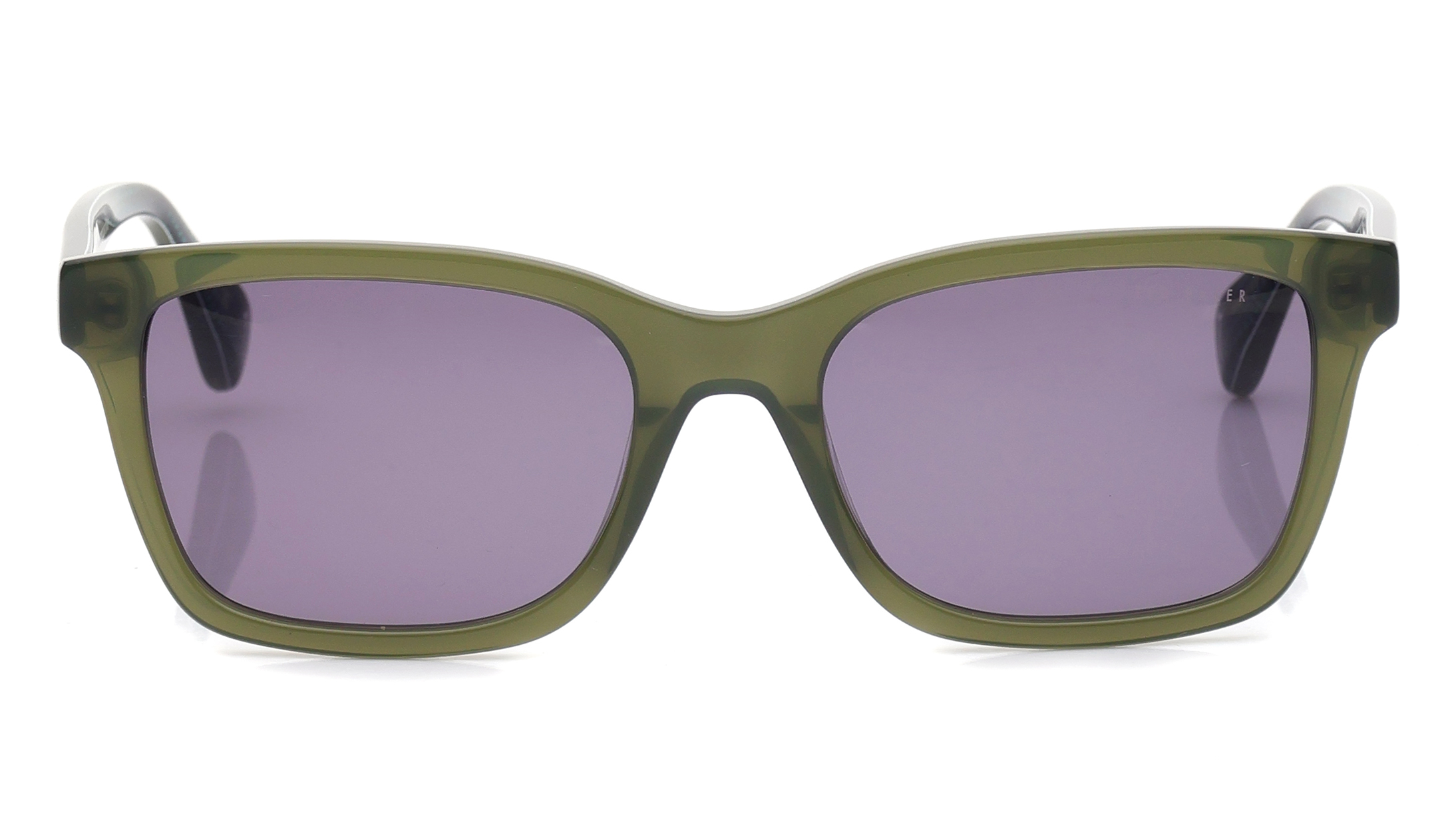 Image 1 of Grey Rectangle Sunglasses for Men from Ted Baker Available at Titan Eye+