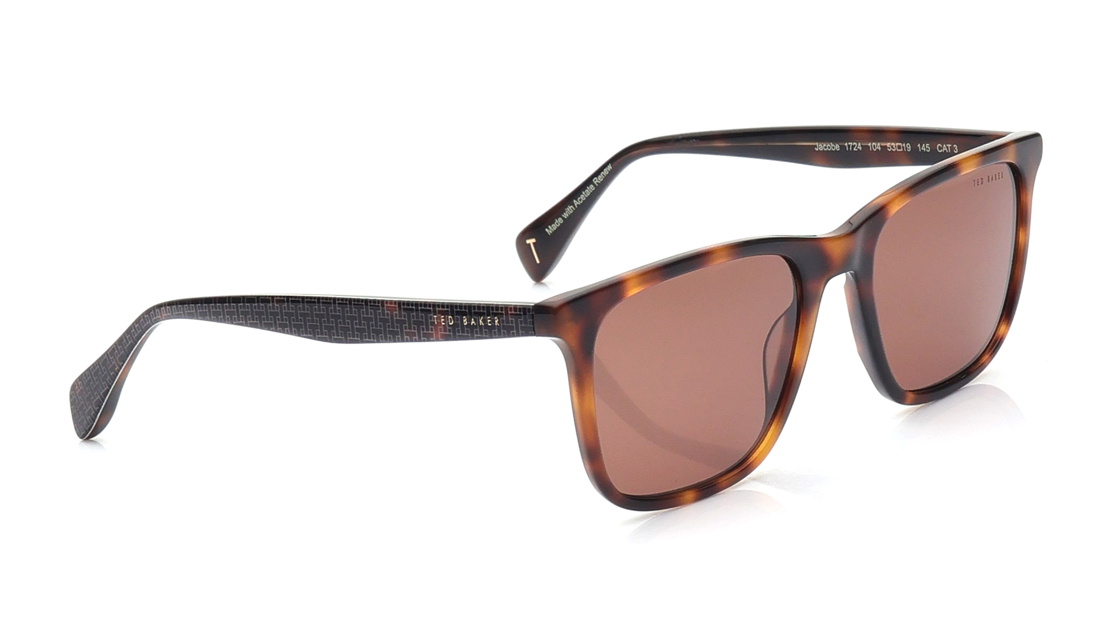 Brown Square Sunglasses for Women available online at Titan Eye+