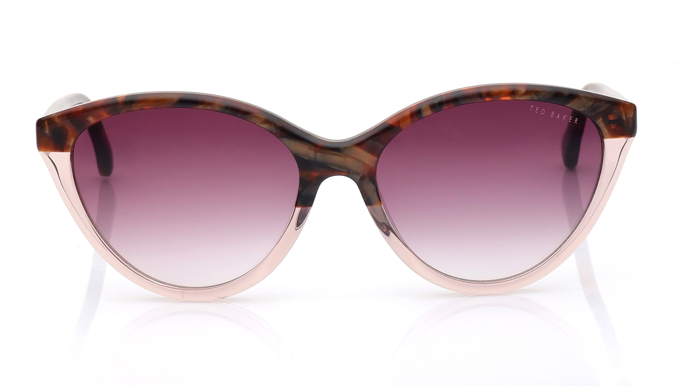 Image 1 of Brown CatEye Sunglasses for Women from Ted Baker Available at Titan Eye+
