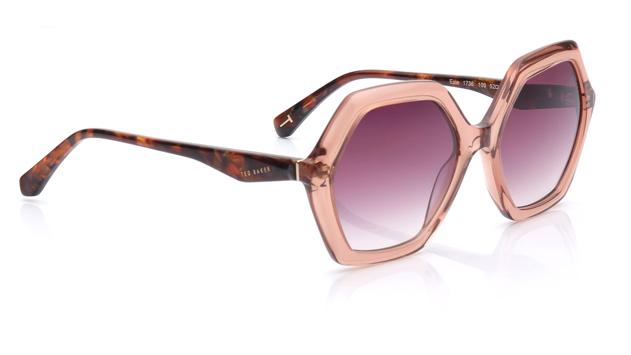 Ted Baker Cat Eye Sunglasses Tortoise Brown Tan Frame Amber Lens Ted Baker Cat Eye Sunglasses for Women for sale | eBay UK main image 2