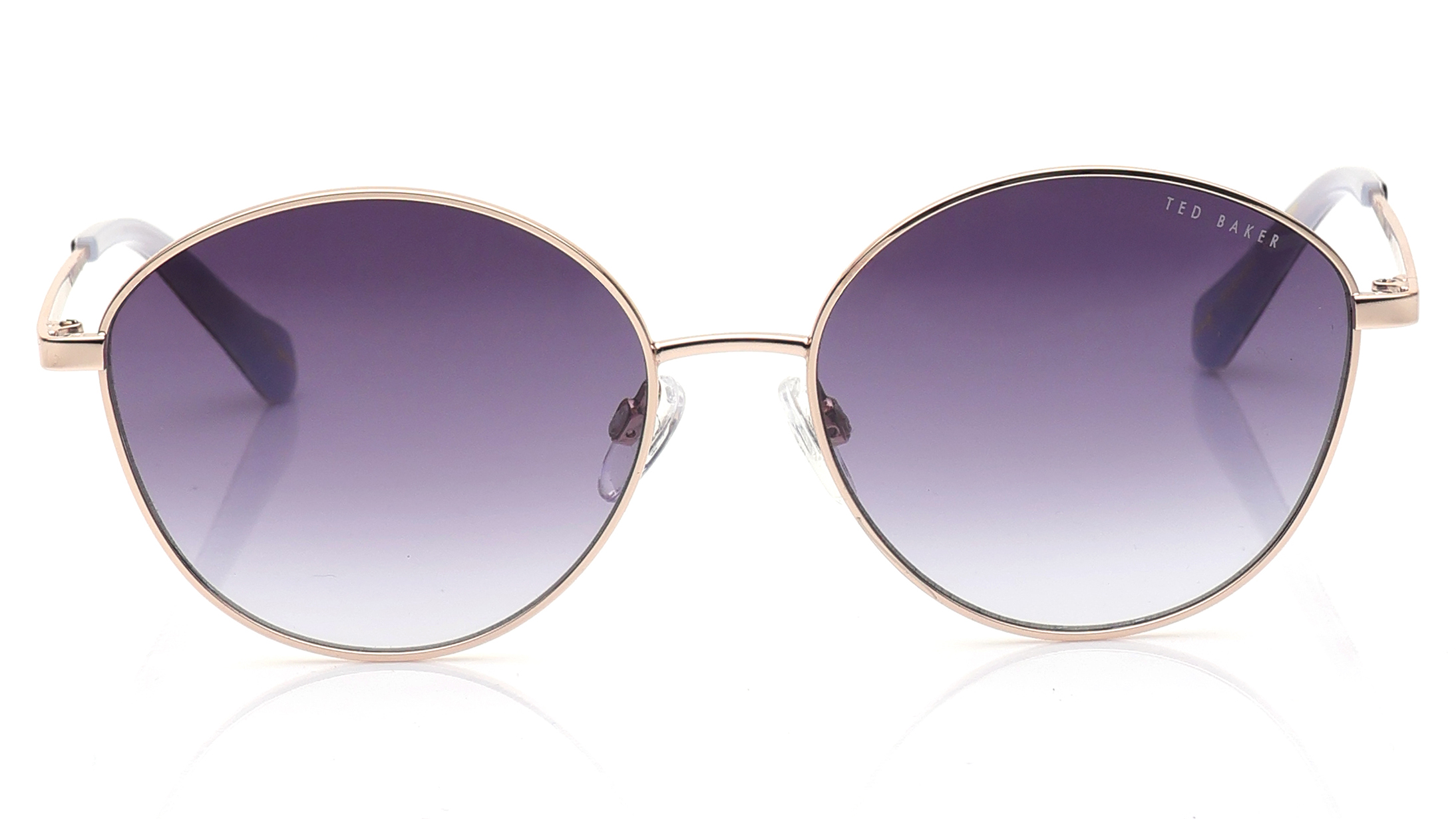 Image 1 of Grey CatEye Sunglasses for Women from Ted Baker Available at Titan Eye+