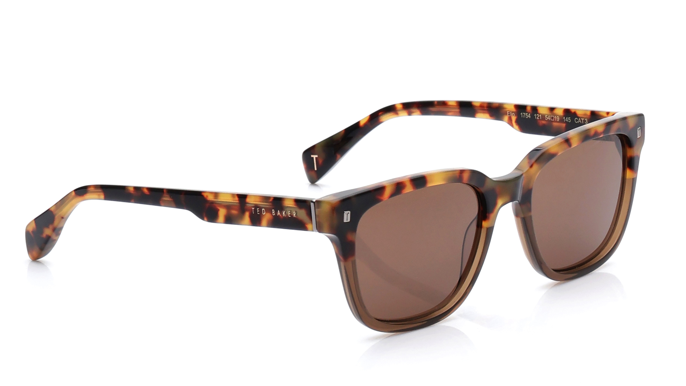 Ted Baker TB153 Tortoise Sunglasses Ted Baker Womens Tort Brown/Cream Charlotte Sunglasses – KJ  main image 3