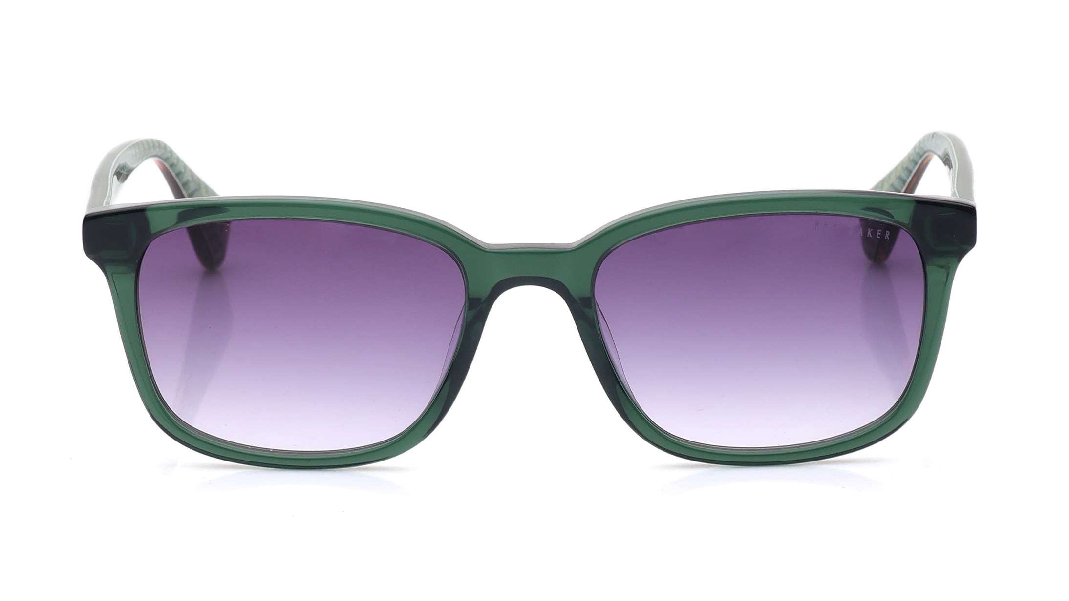 Image 1 of Grey Rectangle Sunglasses for Men from Ted Baker Available at Titan Eye+