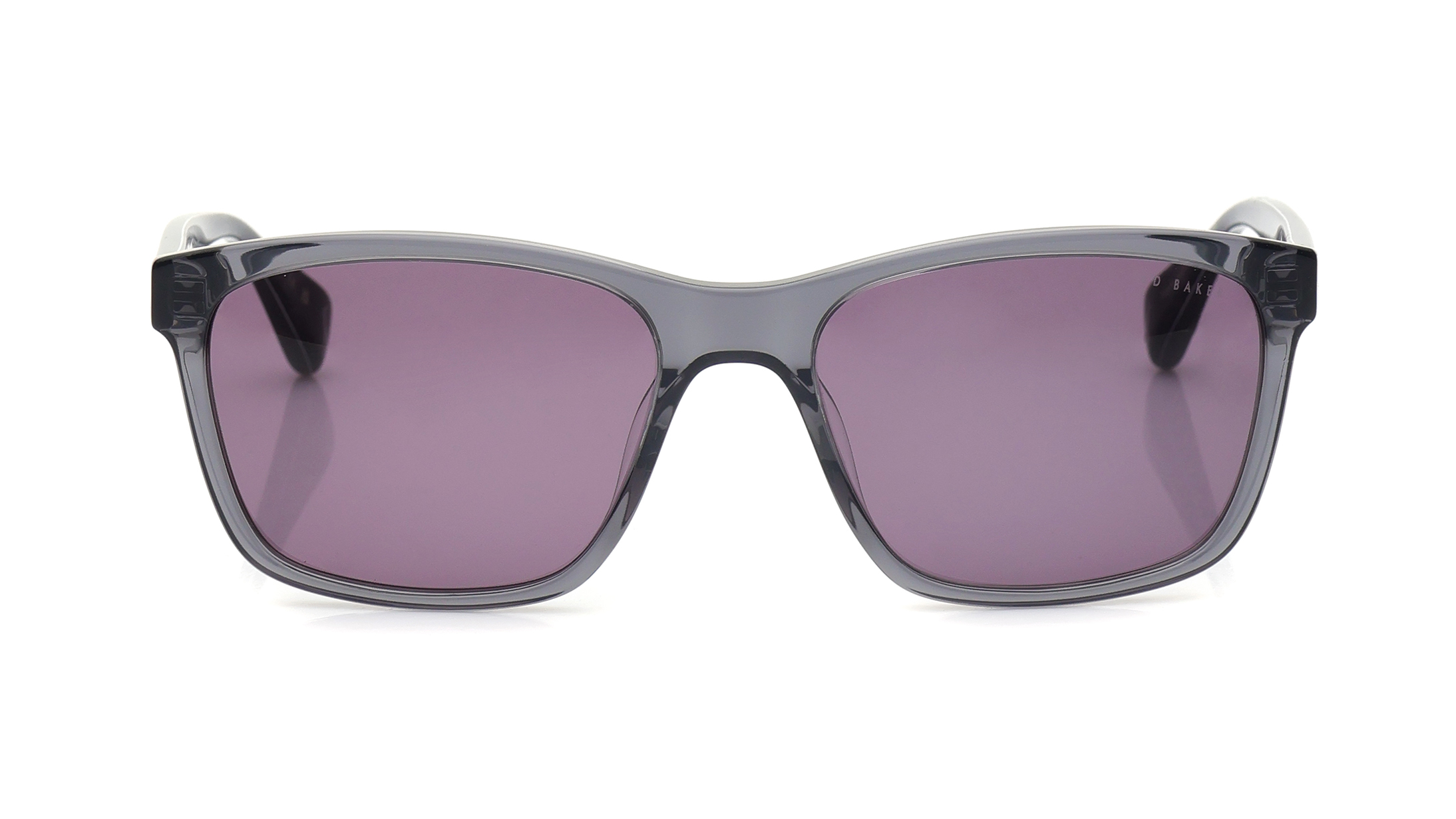 Image 1 of Grey Square Sunglasses for Men from Ted Baker Available at Titan Eye+