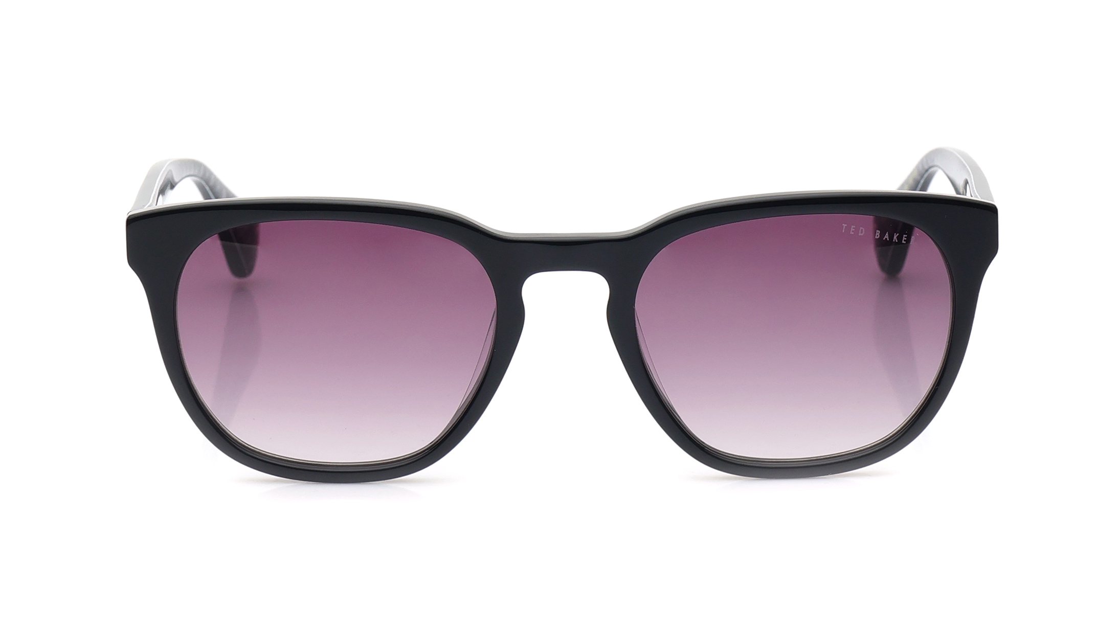 Image 1 of Brown Square Sunglasses for Men from Ted Baker Available at Titan Eye+