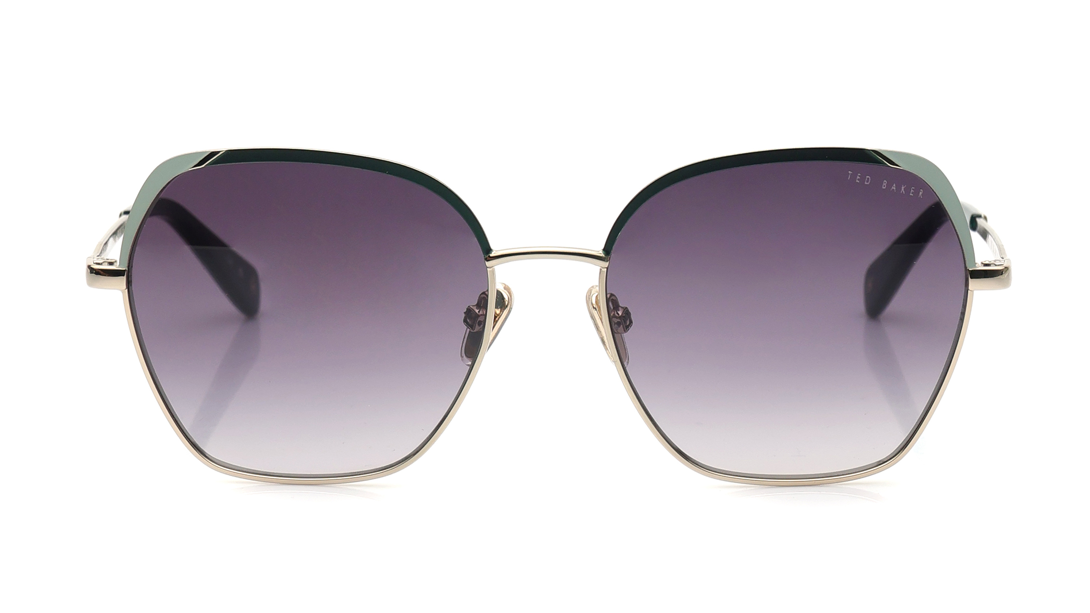 Image 1 of Grey Square Sunglasses for Women from Ted Baker Available at Titan Eye+