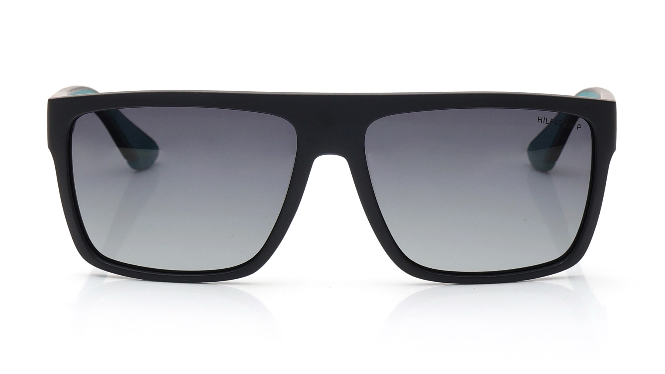 Image 1 of Green Navigator Sunglasses for Men from Tommy Hilfiger Available at Titan Eye+