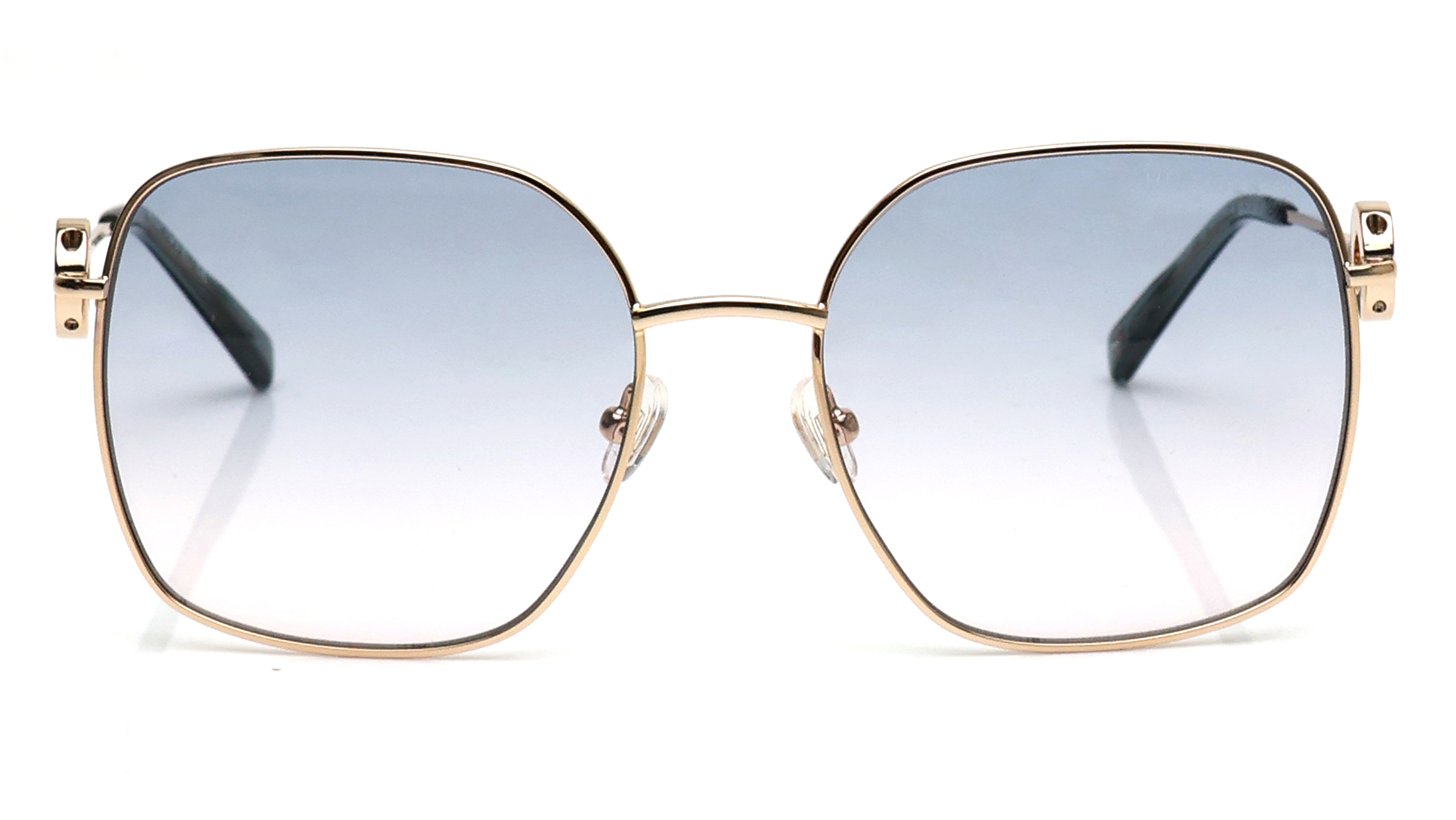 Image 1 of Blue Square Sunglasses for Women from Tommy Hilfiger Available at Titan Eye+