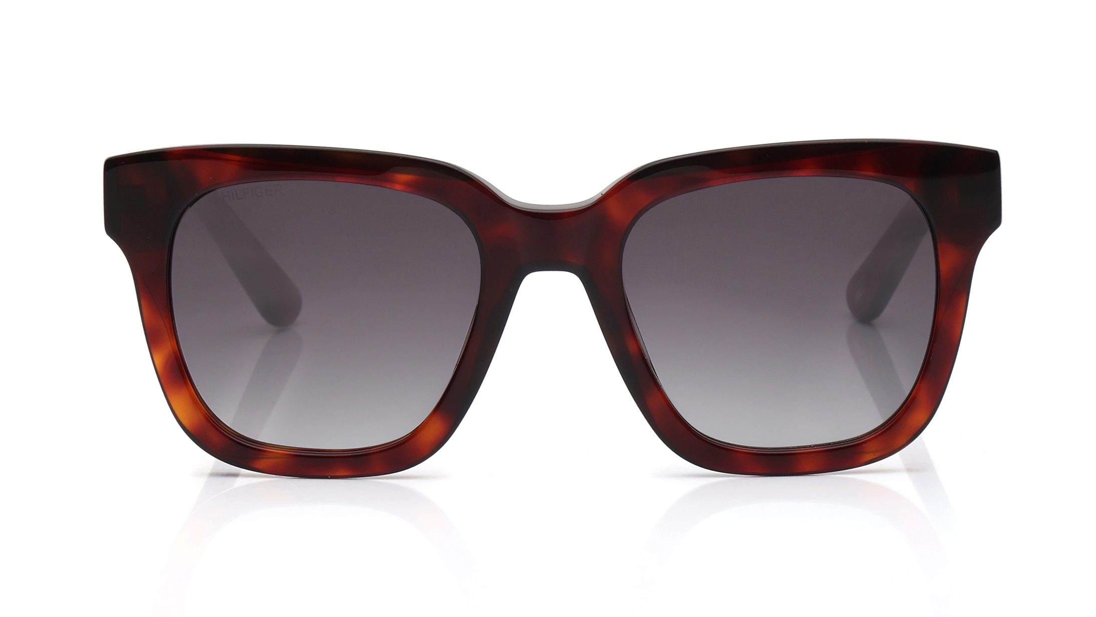 Image 1 of Grey Square Sunglasses for Women from Tommy Hilfiger Available at Titan Eye+