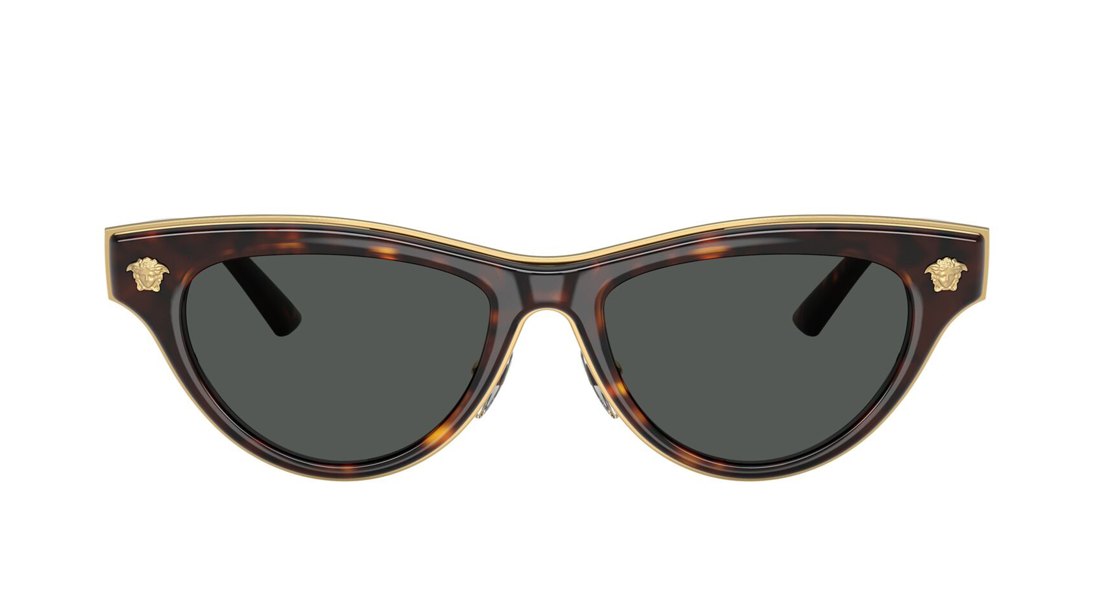 Image 1 of Grey CatEye Sunglasses for Women from Versace Available at Titan Eye+