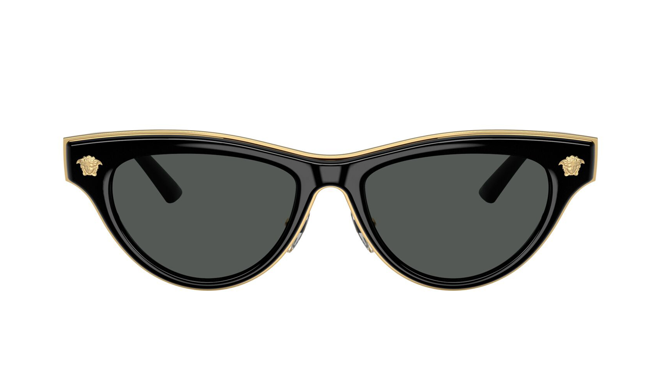 Image 1 of Grey CatEye Sunglasses for Women from Versace Available at Titan Eye+