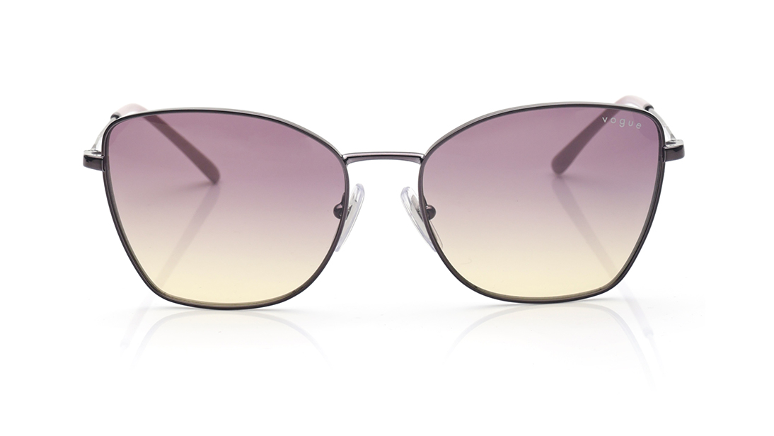 Image 1 of Violet Butterfly Polarized Sunglasses for Women from Vogue Eyewear Available at Titan Eye+