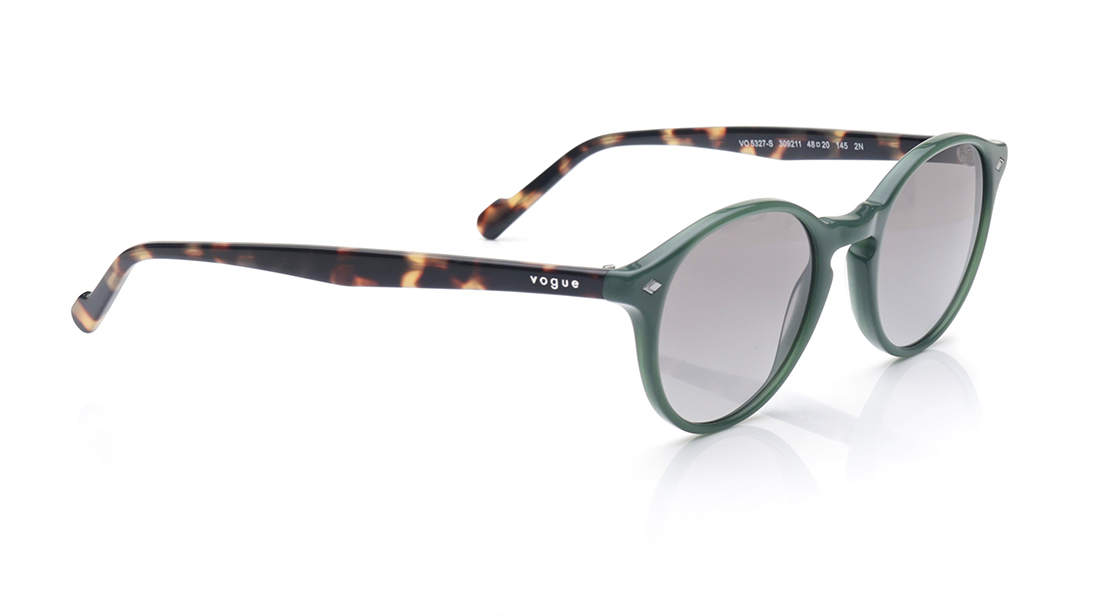 Grey Round Polarized Sunglasses for Men