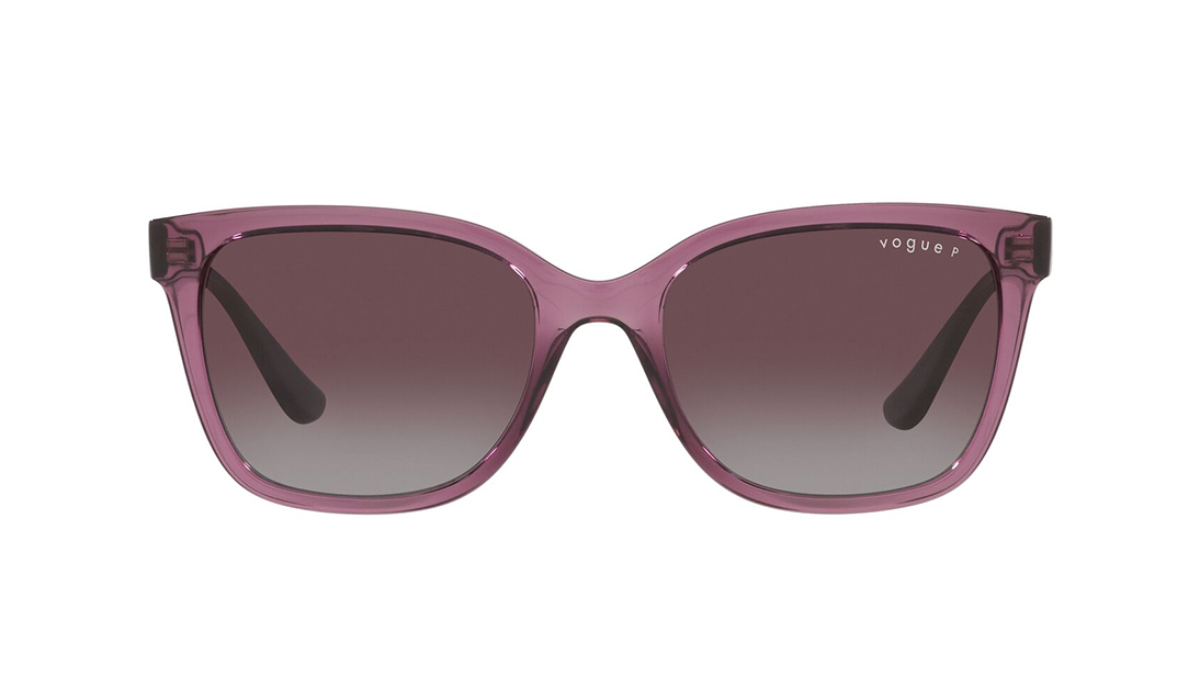 Image 1 of Purple Pillow Polarized Sunglasses for Women from Vogue Eyewear Available at Titan Eye+