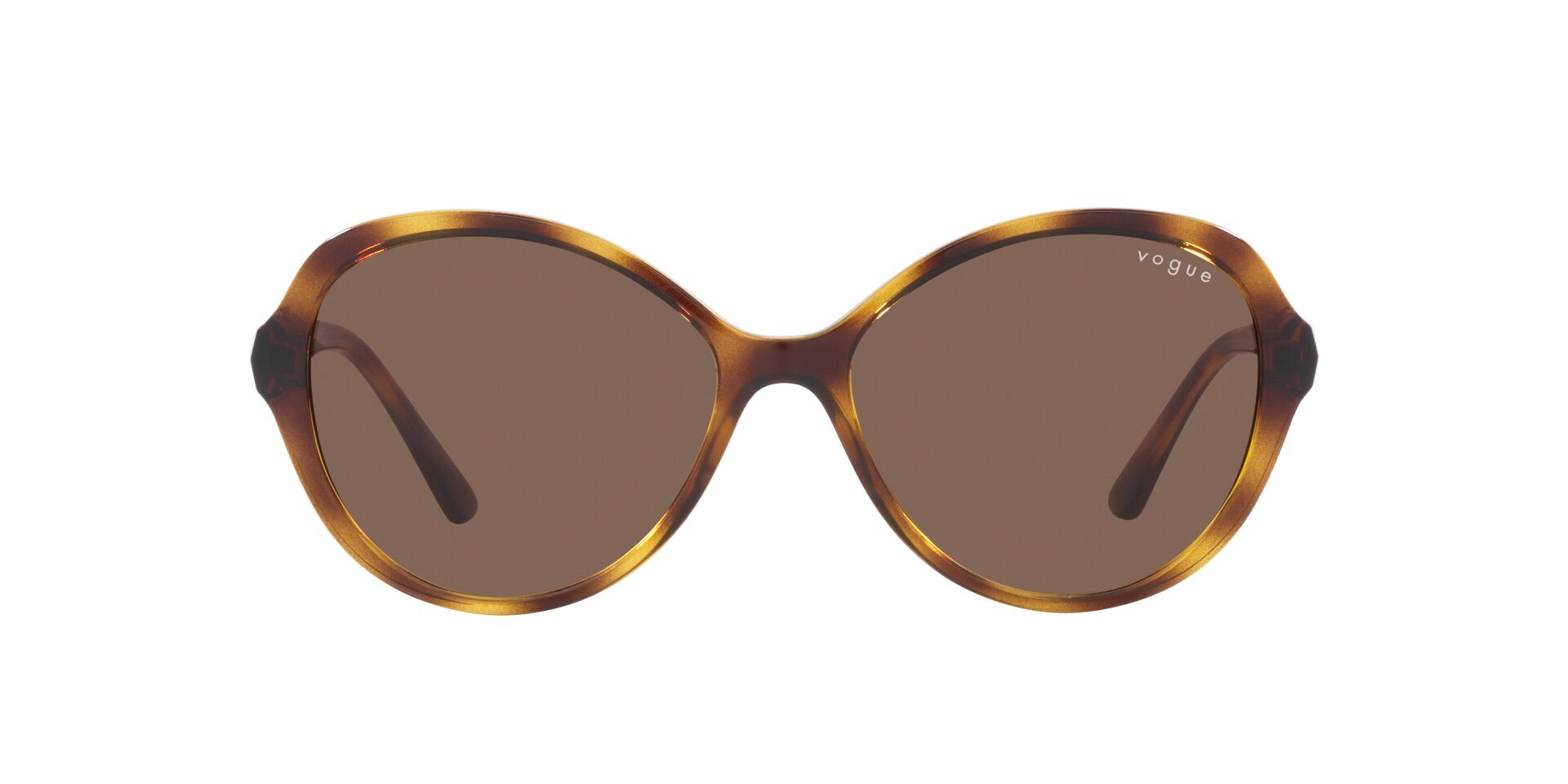 Image 1 of Brown Butterfly Sunglasses for Women from Vogue Eyewear Available at Titan Eye+