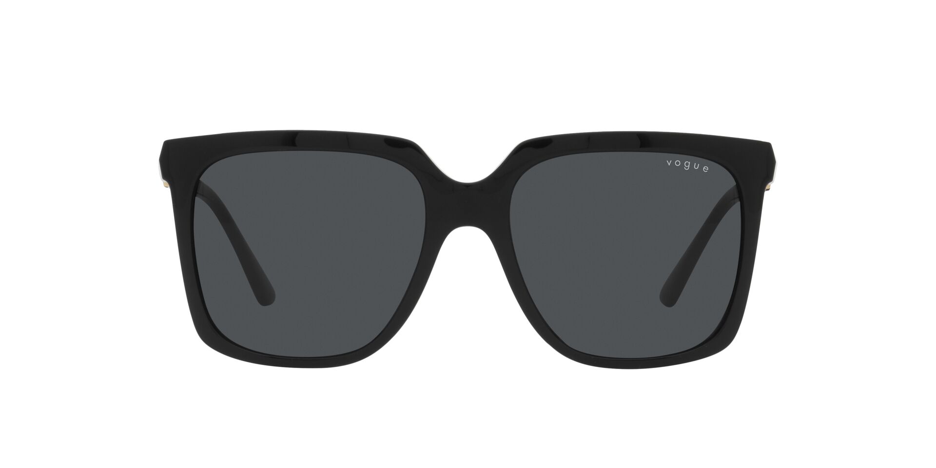 Image 1 of Grey Square Sunglasses for Women from Vogue Eyewear Available at Titan Eye+
