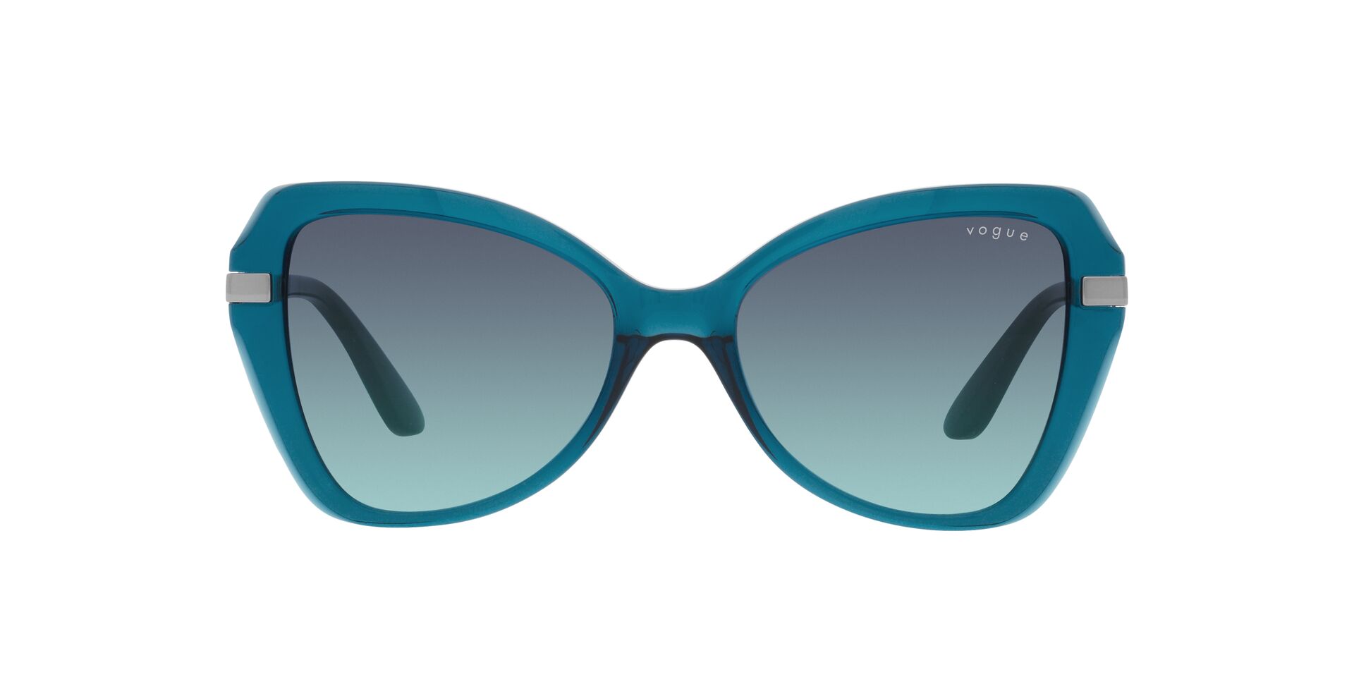 Image 1 of Blue Butterfly Sunglasses for Women from Vogue Eyewear Available at Titan Eye+