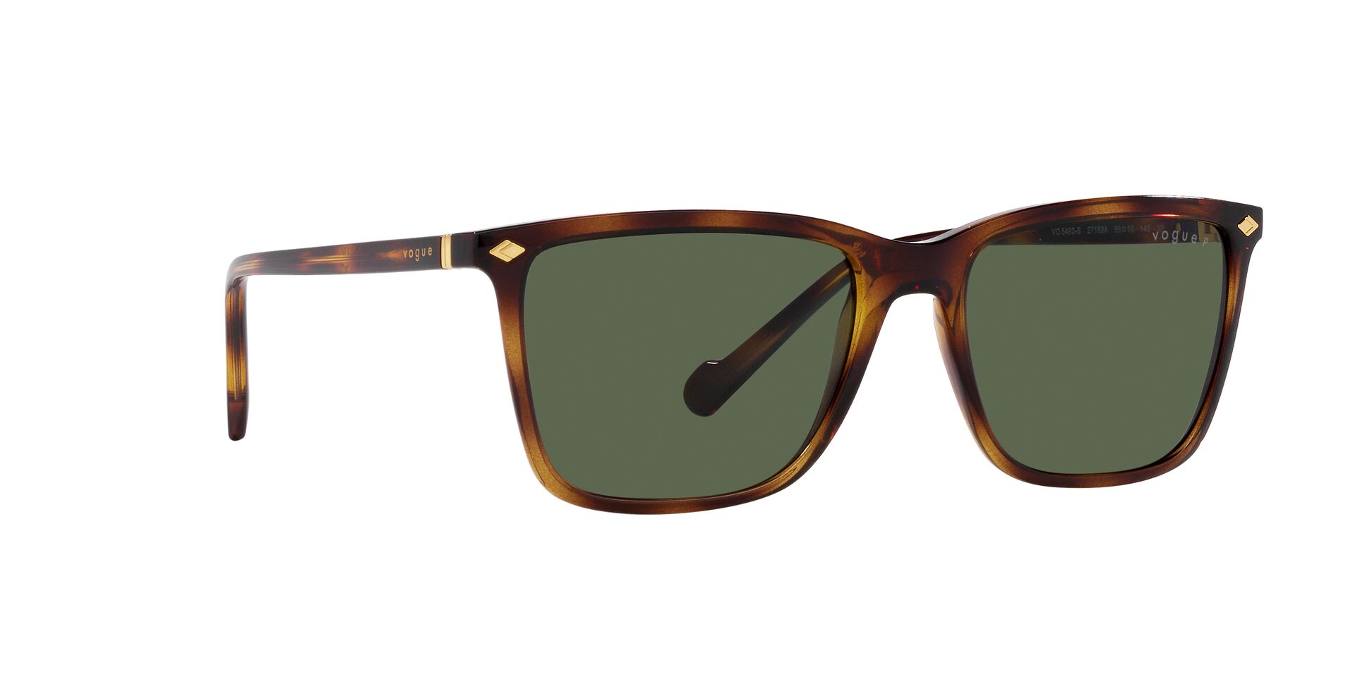 Green Rectangle Sunglasses for Men