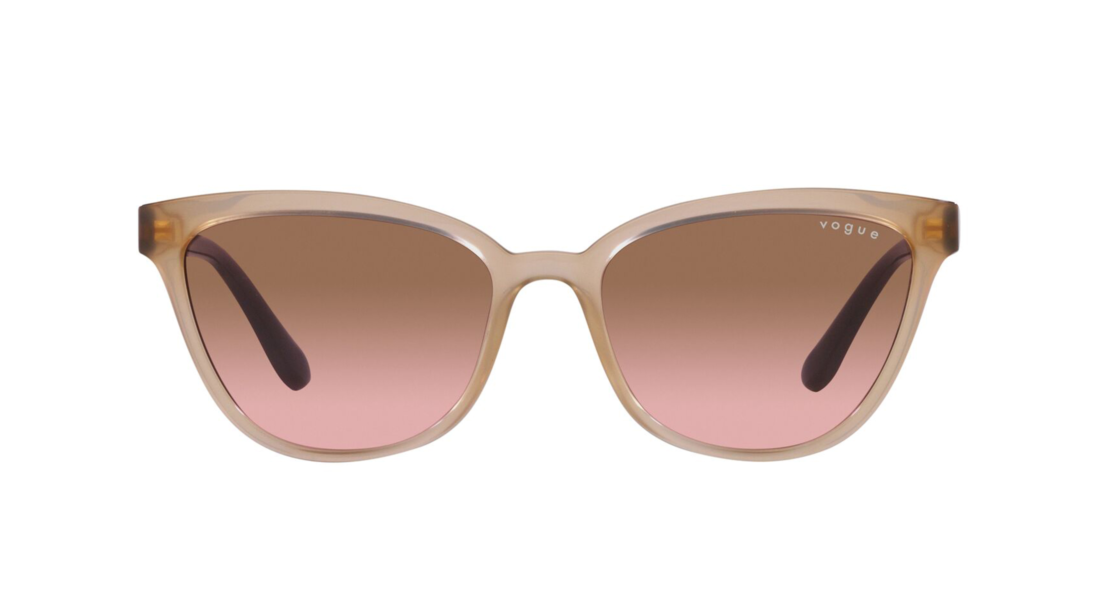 Image 1 of Brown CatEye Sunglasses for Women from Vogue Eyewear Available at Titan Eye+